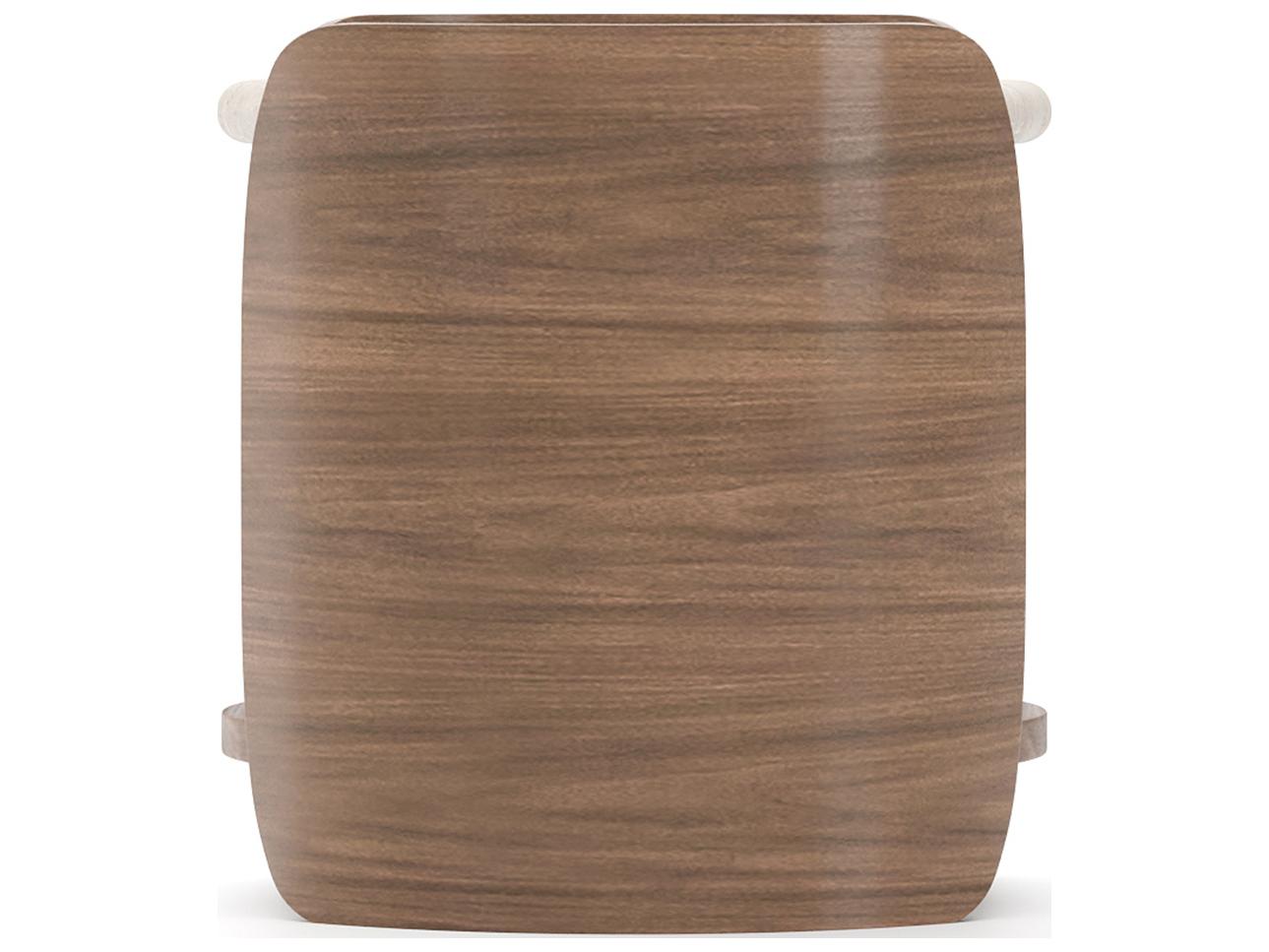 Caracole Fleur Round Stone End Table