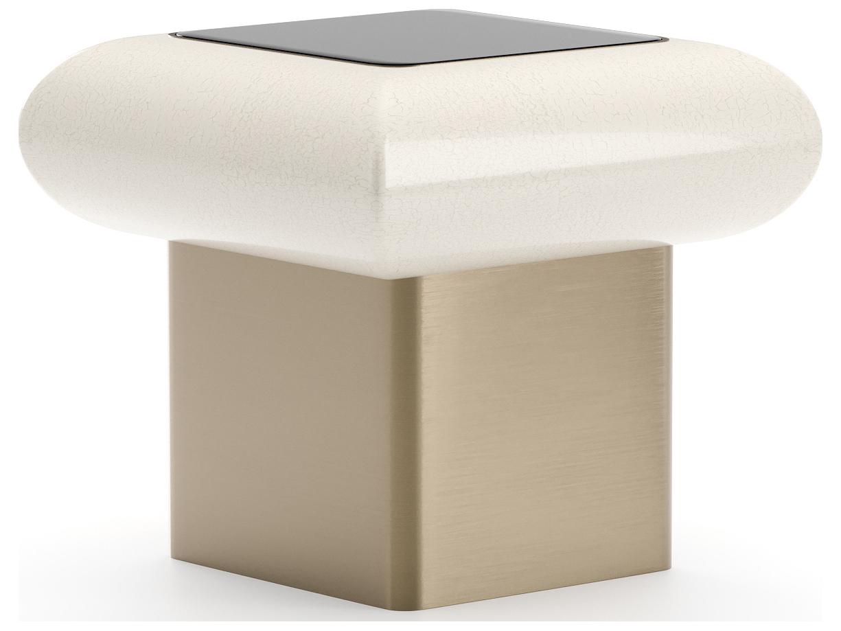 Caracole Seta Square Glass End Table