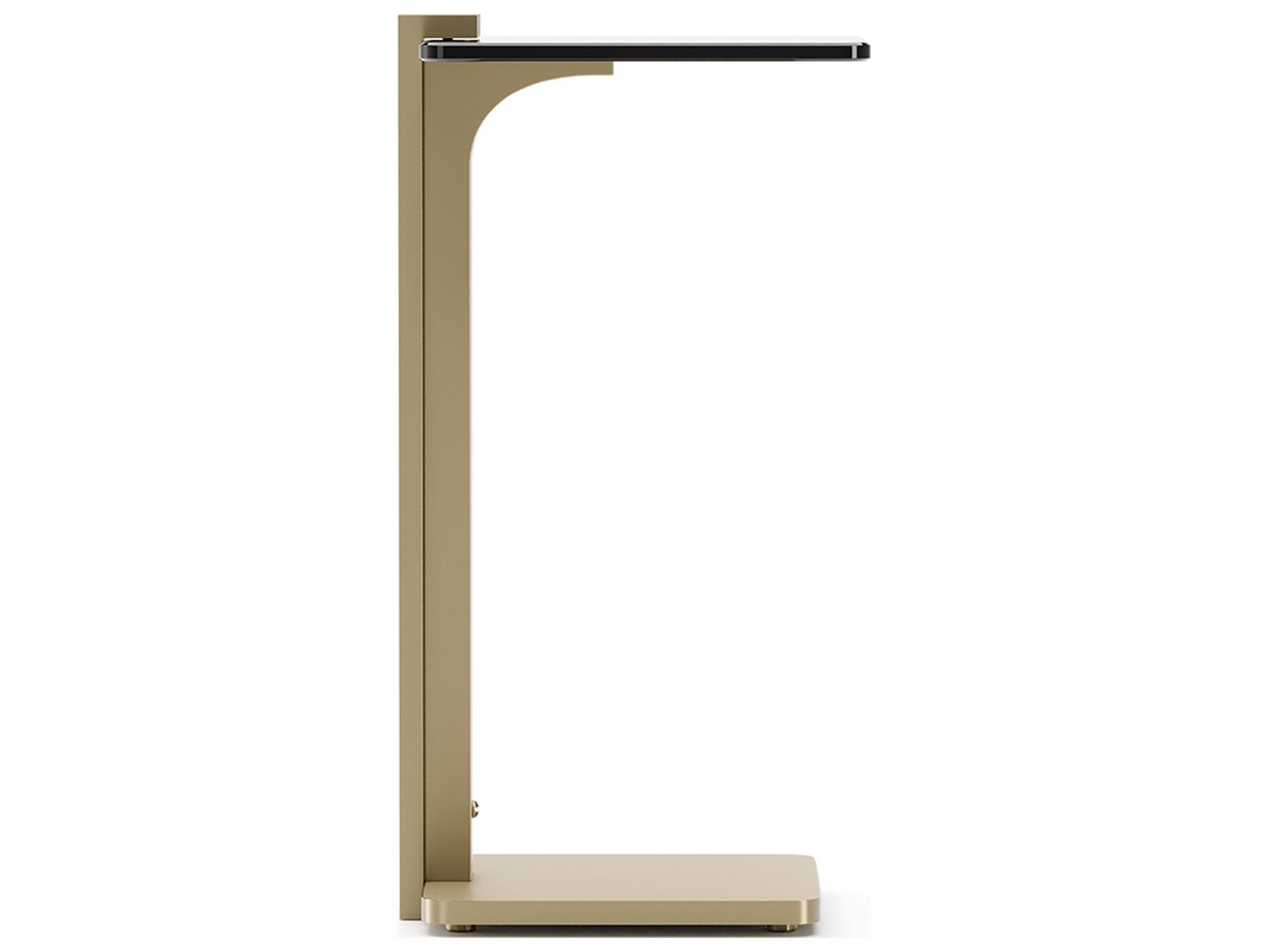 Caracole Counter Balance Square Glass End Table