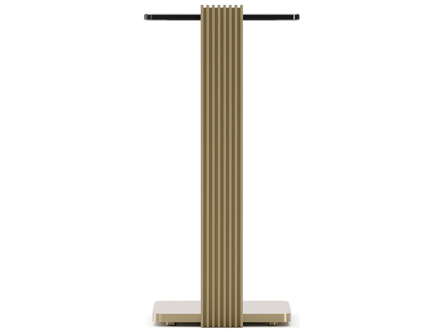 Caracole Counter Balance Square Glass End Table