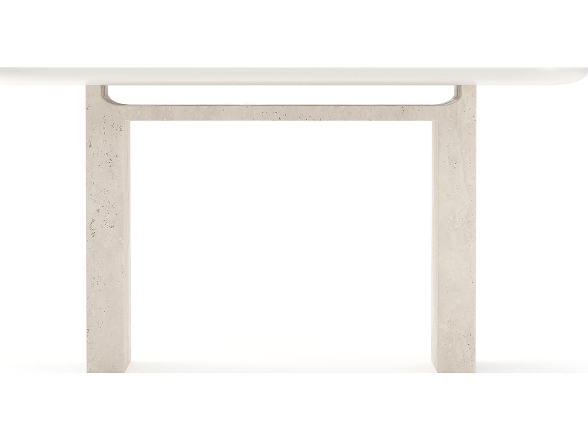 Caracole Overlap Rectangular Wood Console Table