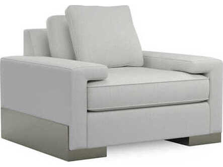 Caracole Upholstery I'M Shelf Gray Fabric Accent Chair