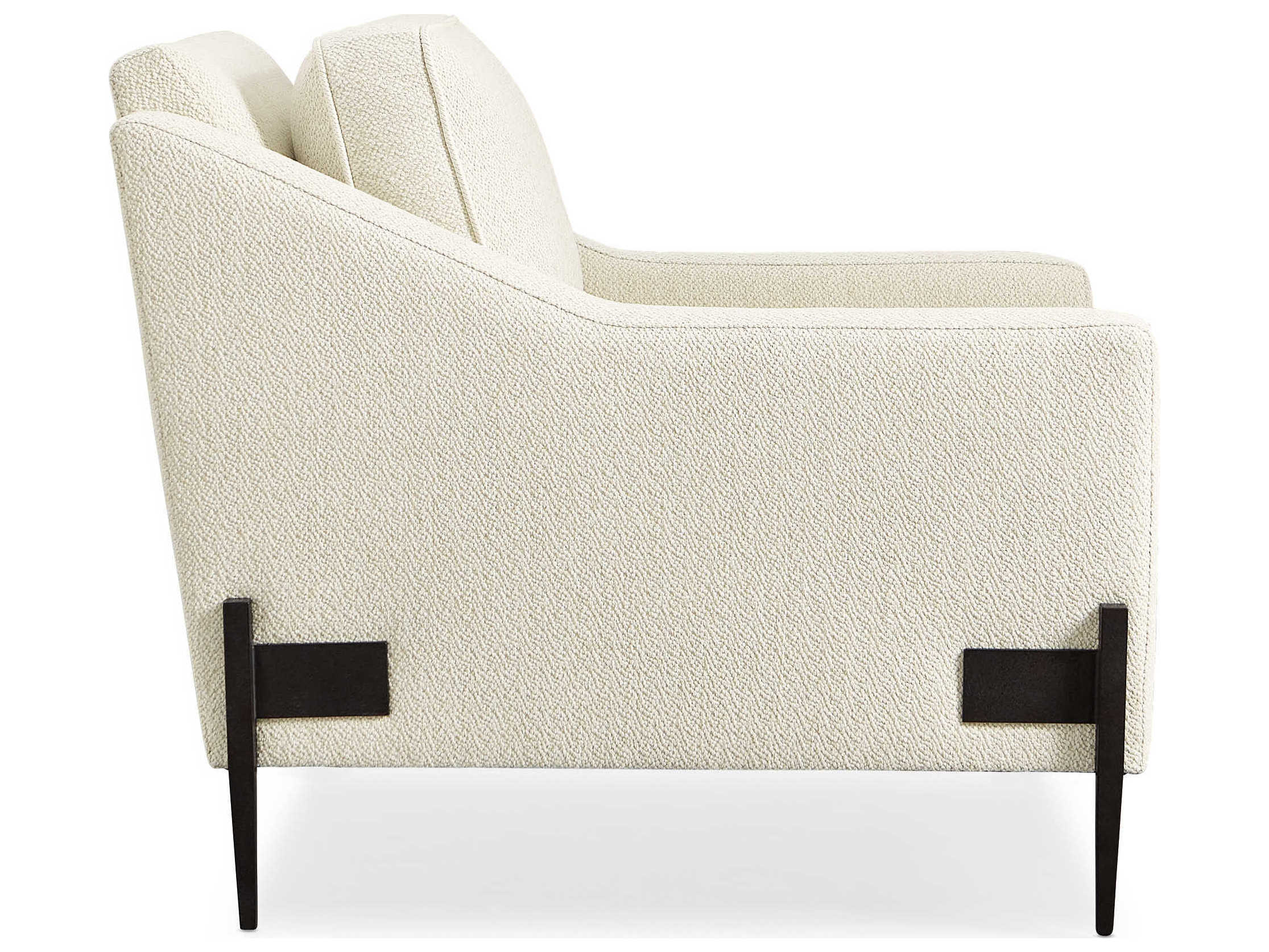 Caracole Modern Artisan Remix White Fabric Accent Chair