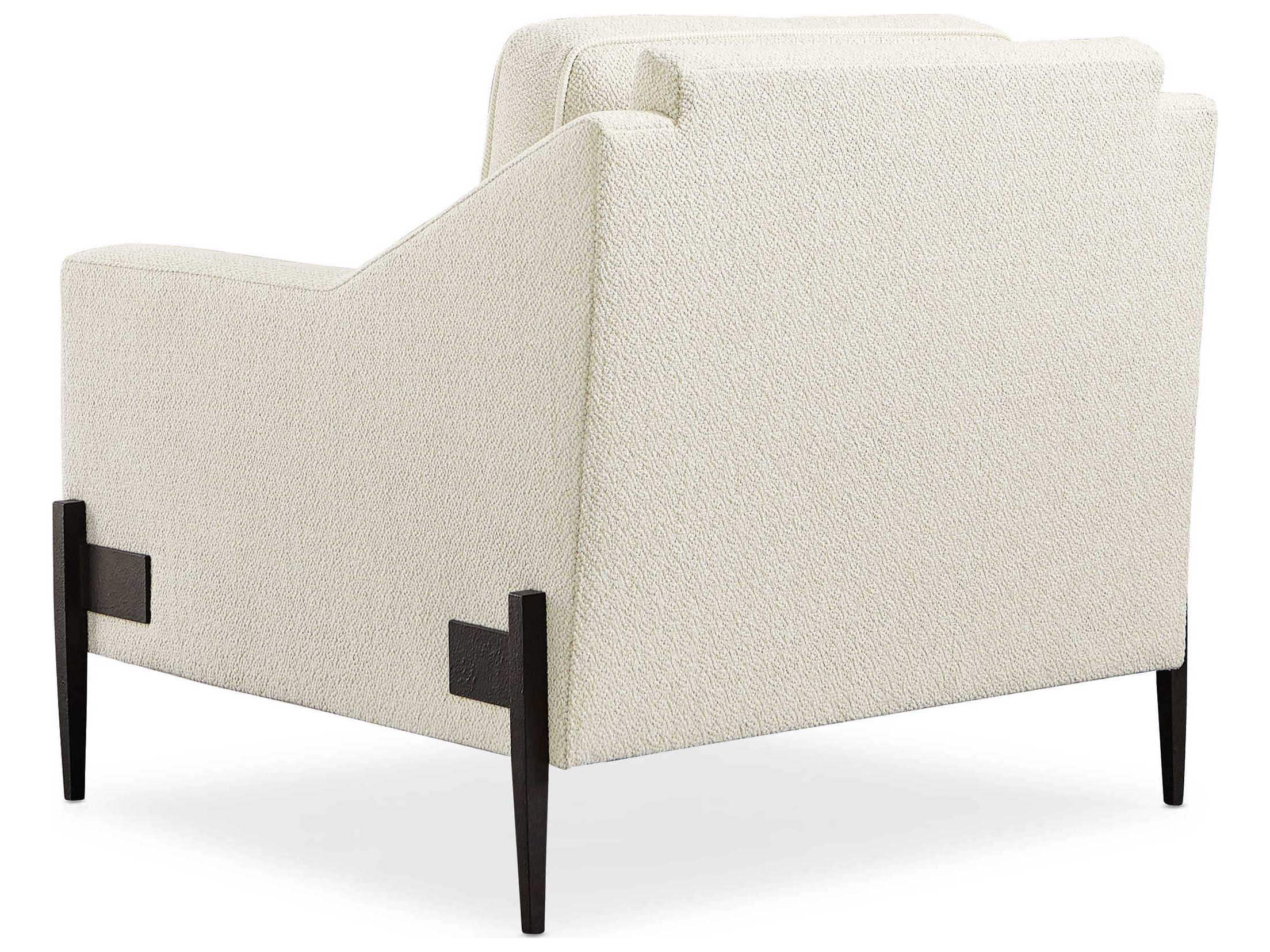 Caracole Modern Artisan Remix White Fabric Accent Chair