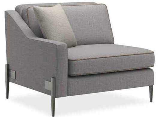 Caracole Modern Artisan Remix Remix Gray Fabric Accent Chair