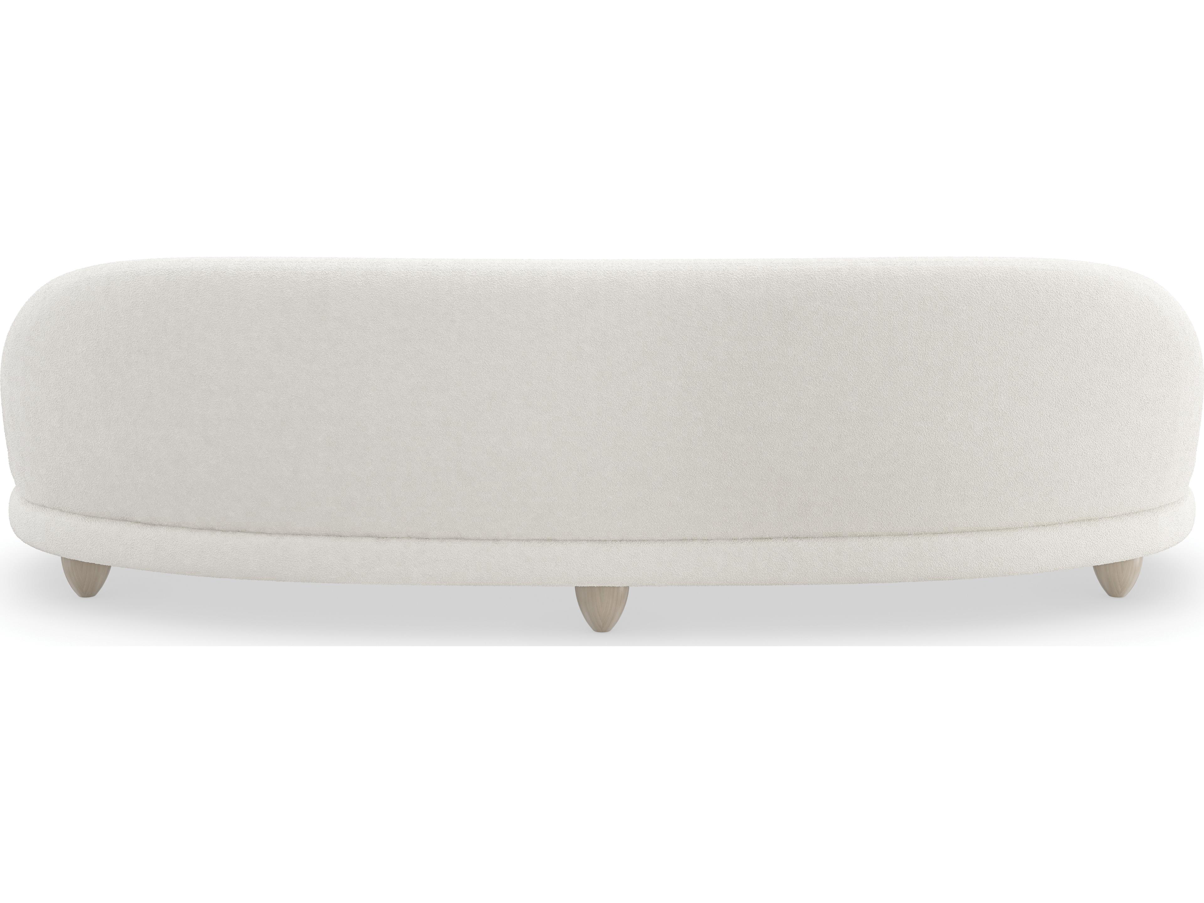 Caracole Modern Resort Tulum White Upholstered Sofa