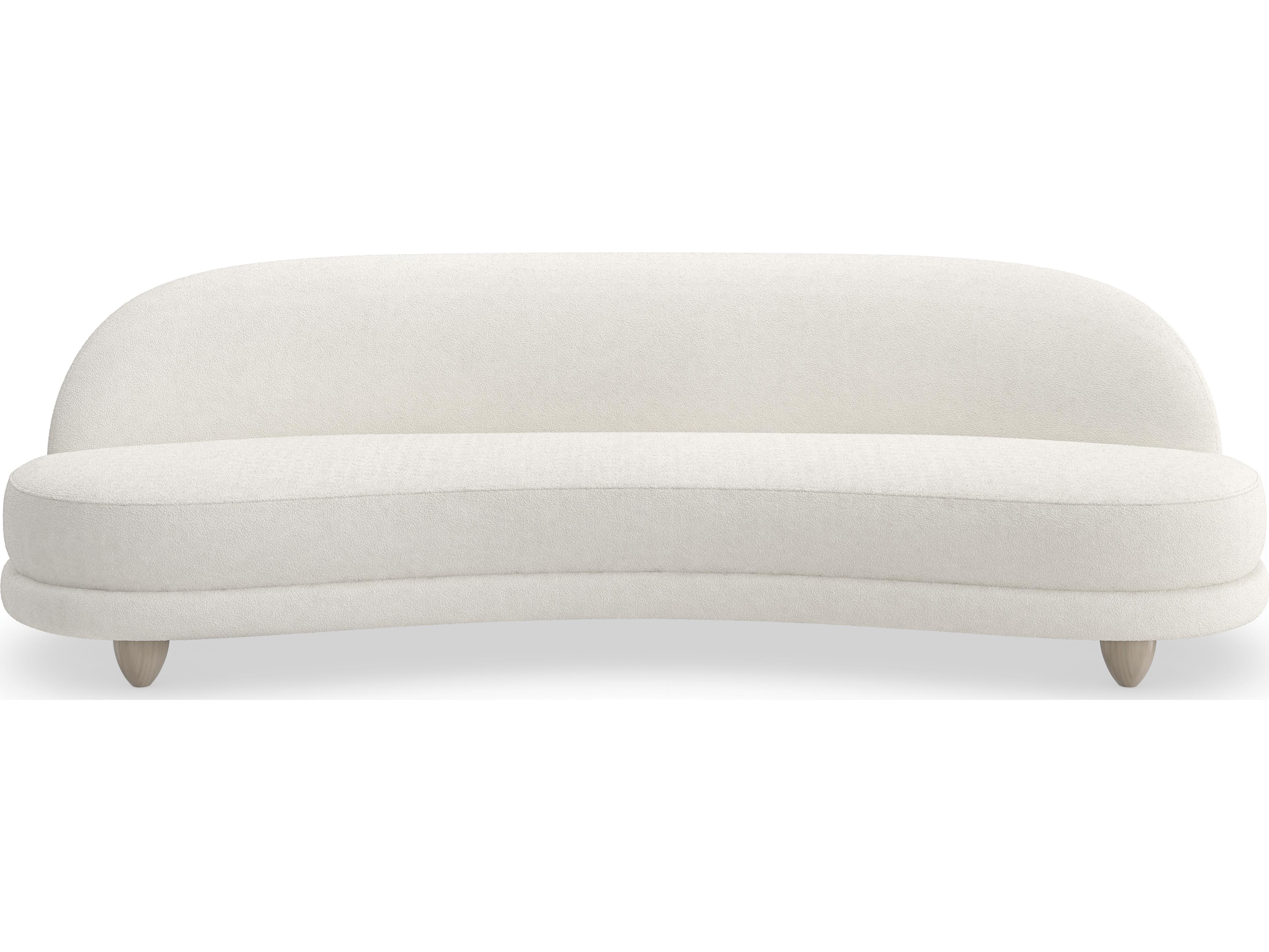 Caracole Modern Resort Tulum White Upholstered Sofa