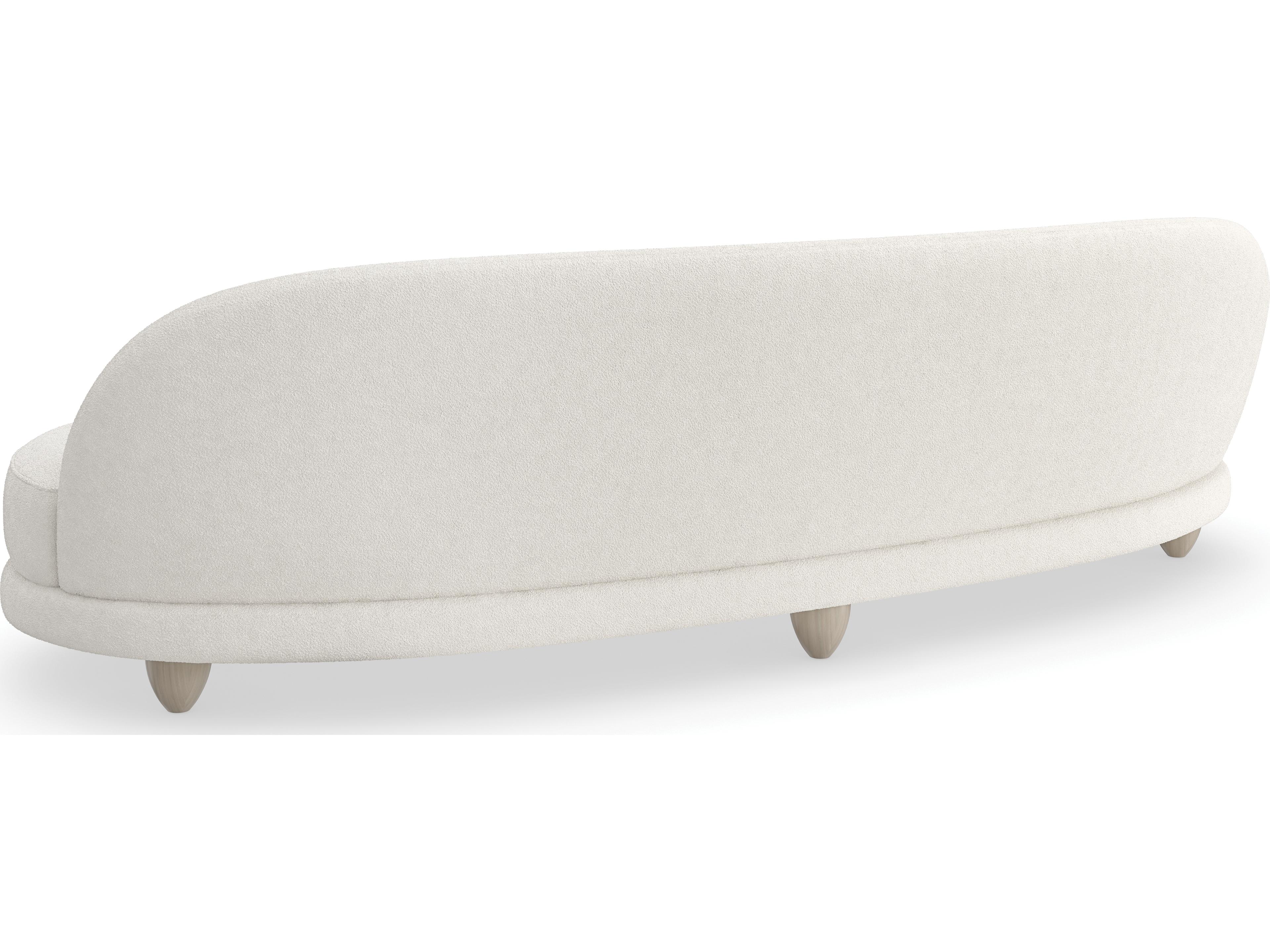 Caracole Modern Resort Tulum White Upholstered Sofa