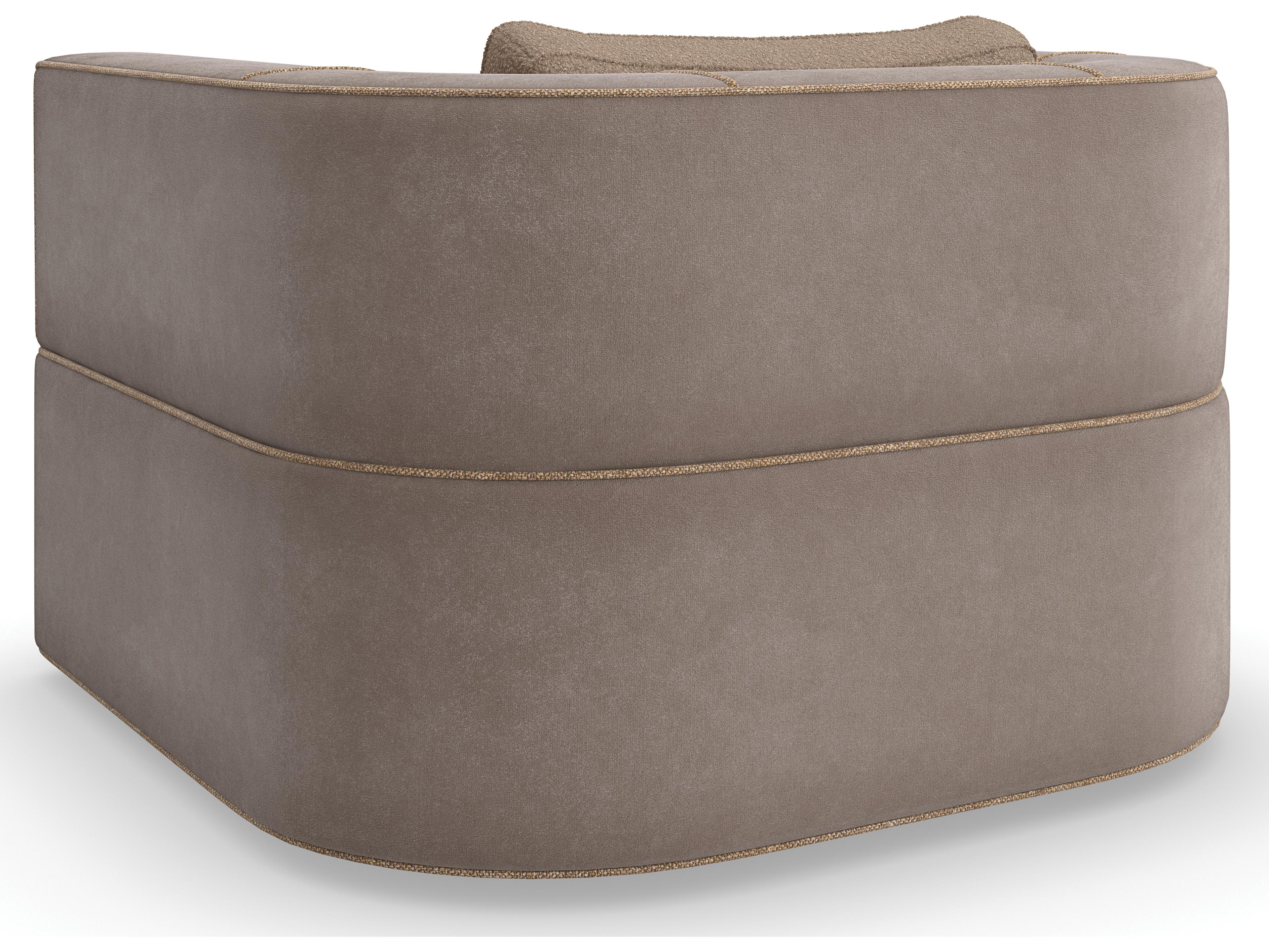 Caracole Modern Resort Marbella Bronze Fabric Accent Chair