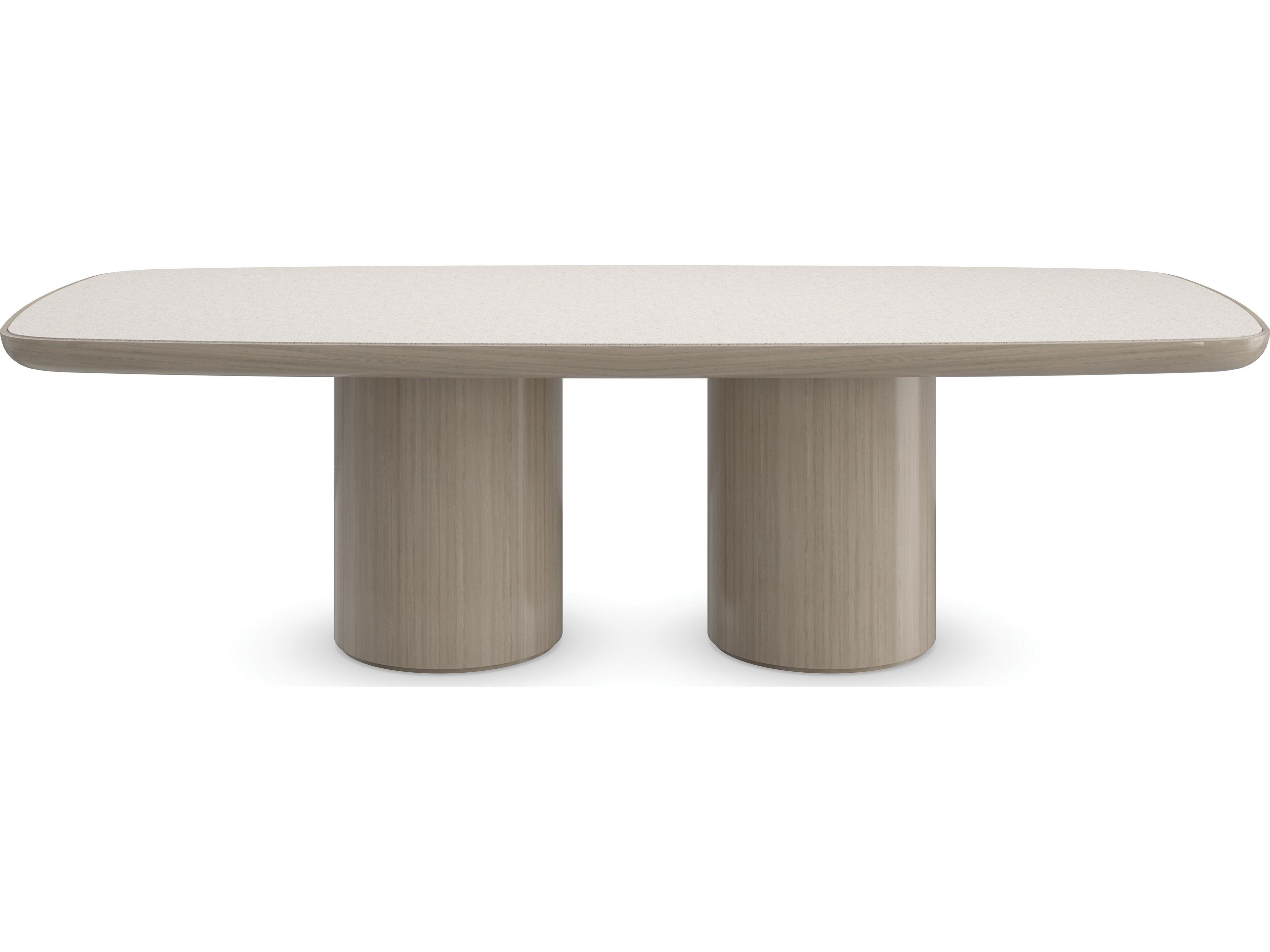Caracole Modern Resort Santorini Rectangular Wood Dining Table