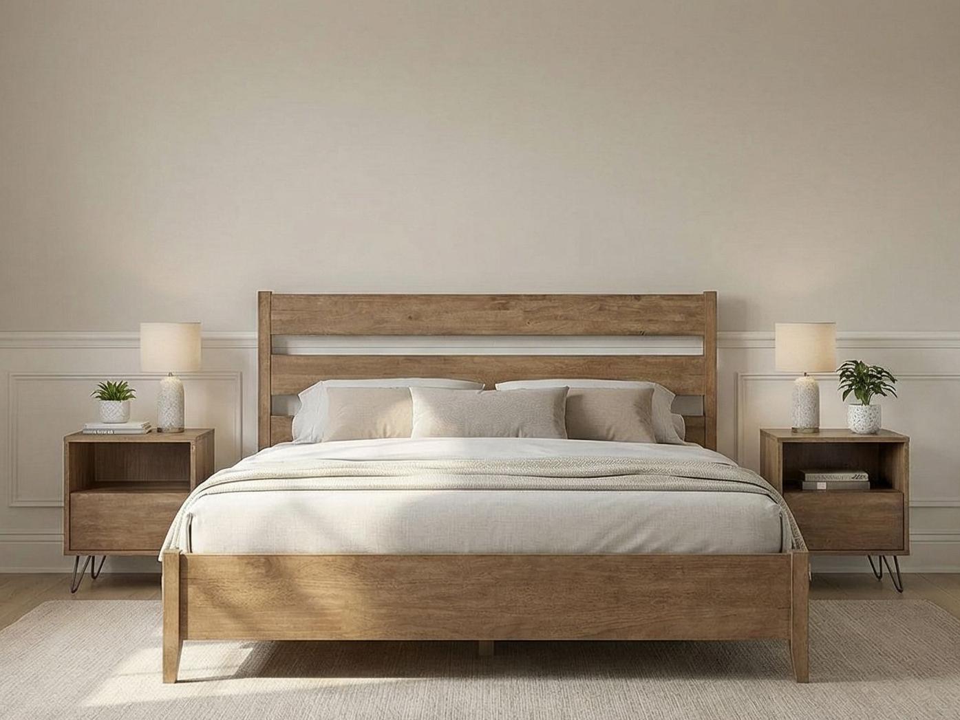 Caracole Atelier 1-Drawer Natural Oak Wood Nightstand