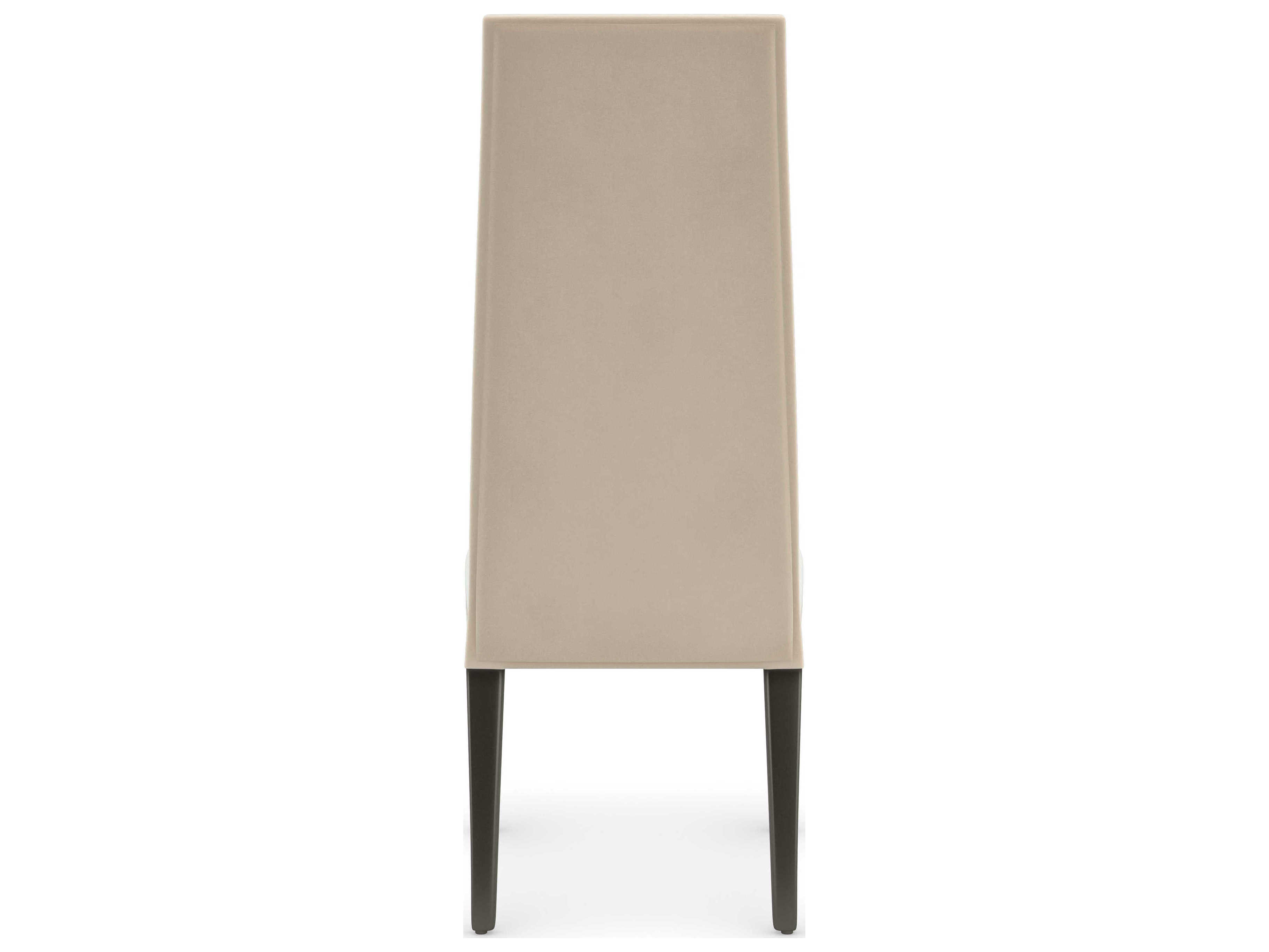 Caracole Signature Metropolitan The Master Birch Wood Beige Upholstered Side Dining Chair
