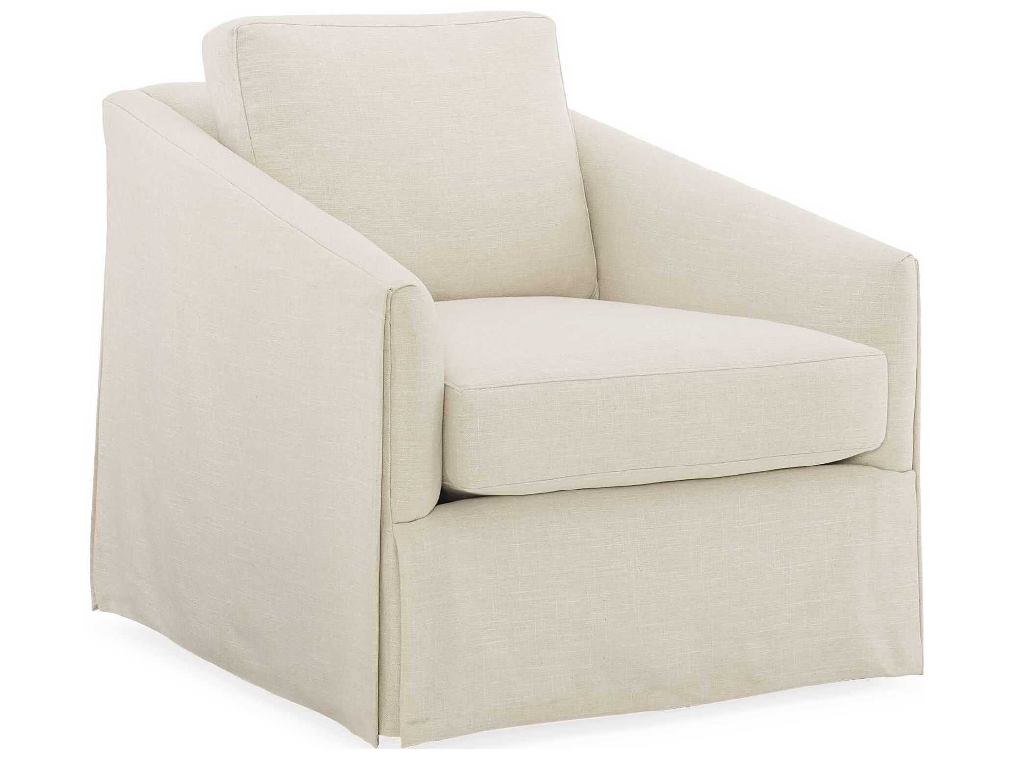 Caracole Upholstery Casual Affair White Fabric Accent Chair