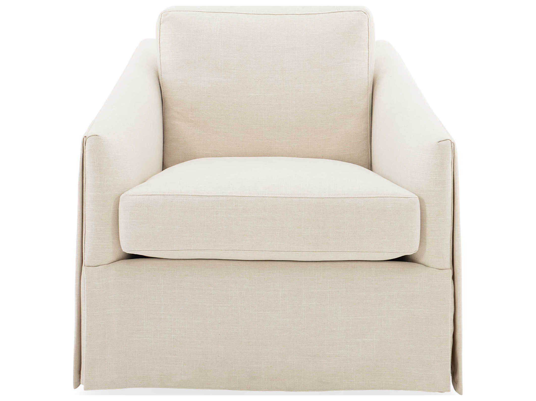Caracole Upholstery Casual Affair White Fabric Accent Chair