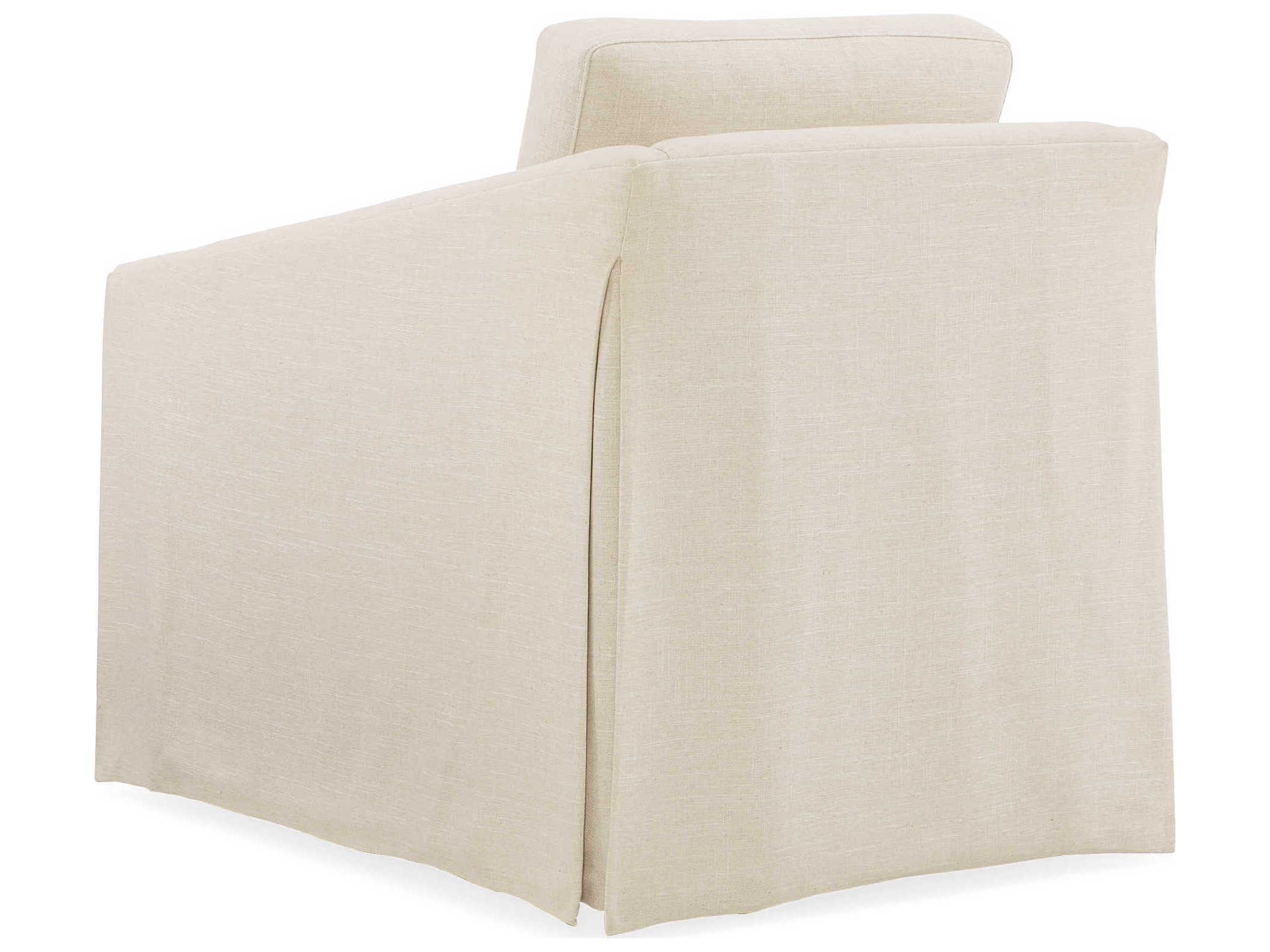 Caracole Upholstery Casual Affair White Fabric Accent Chair