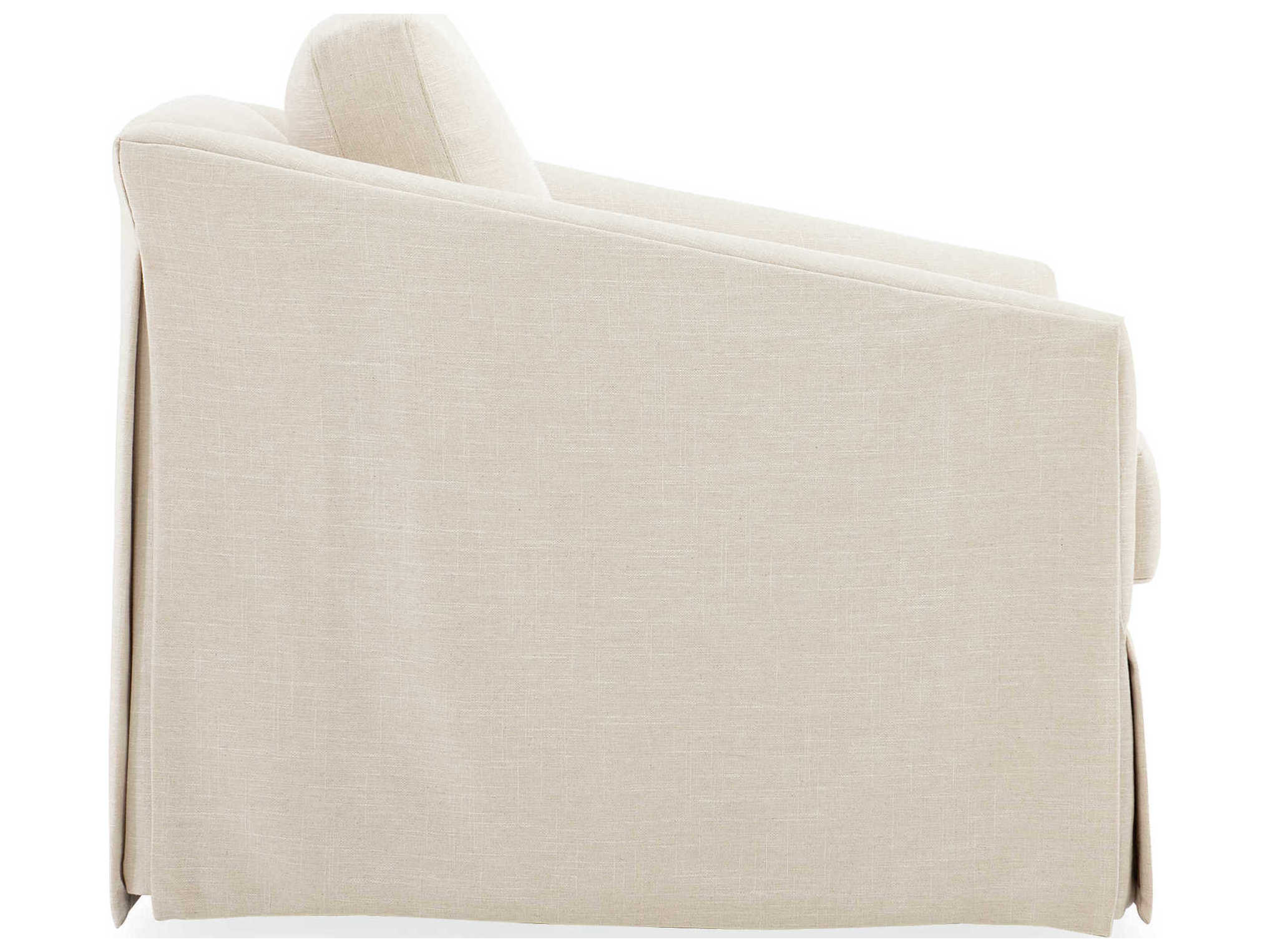 Caracole Upholstery Casual Affair White Fabric Accent Chair