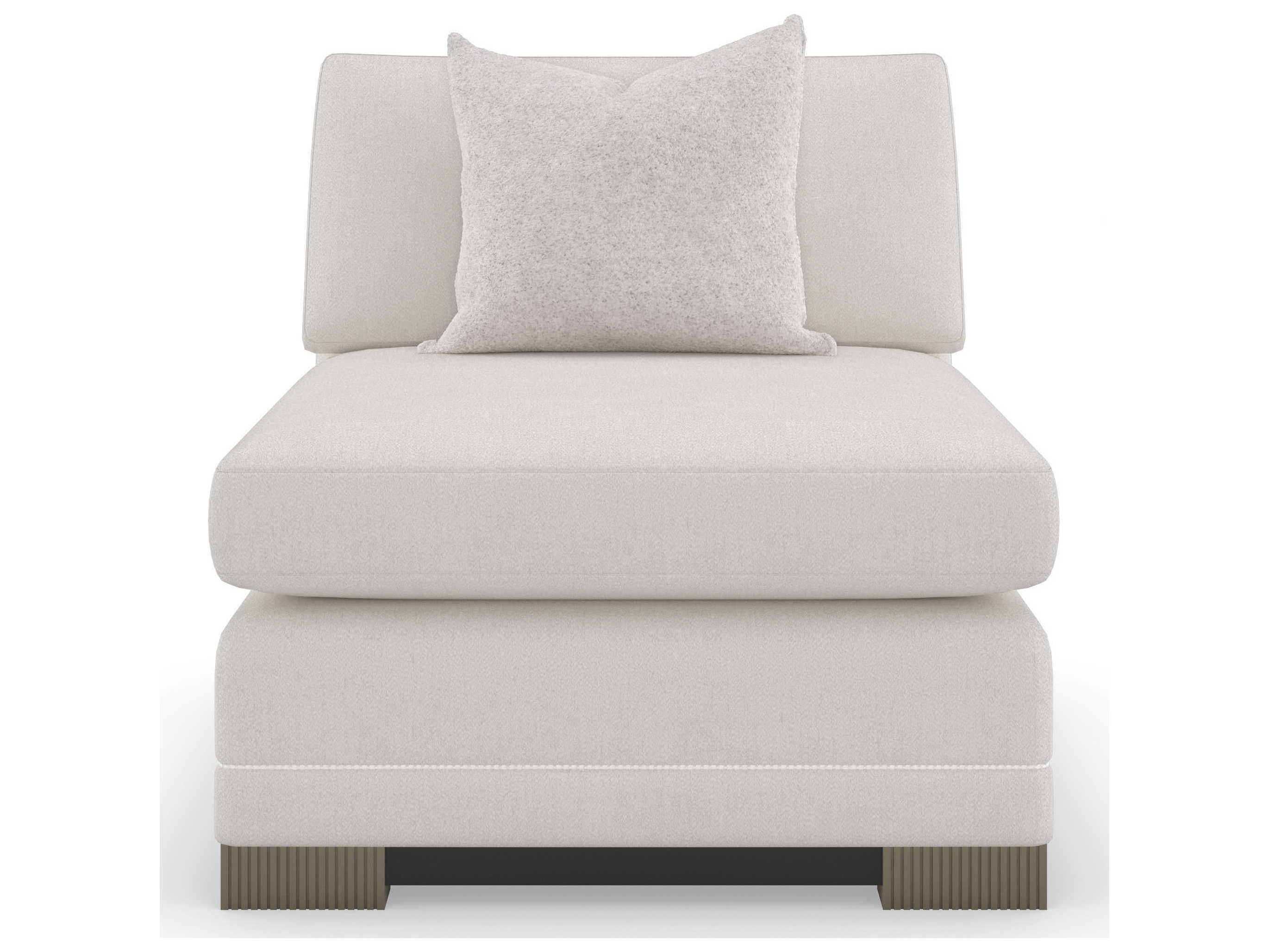 Caracole Upholstery Deep Retreat Modular Armless Chair