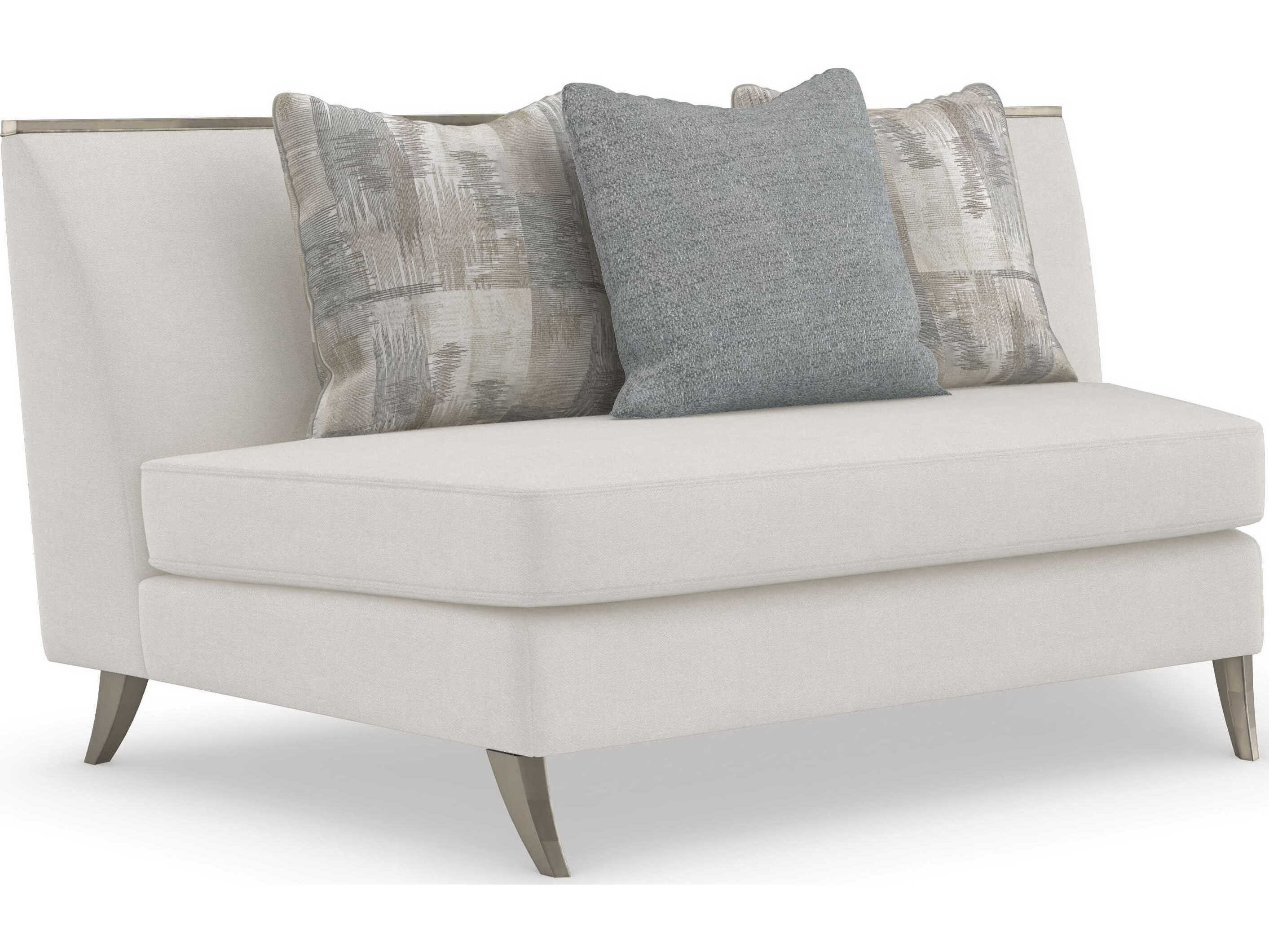 Caracole Upholstery X Factor Wedge Armless Chair