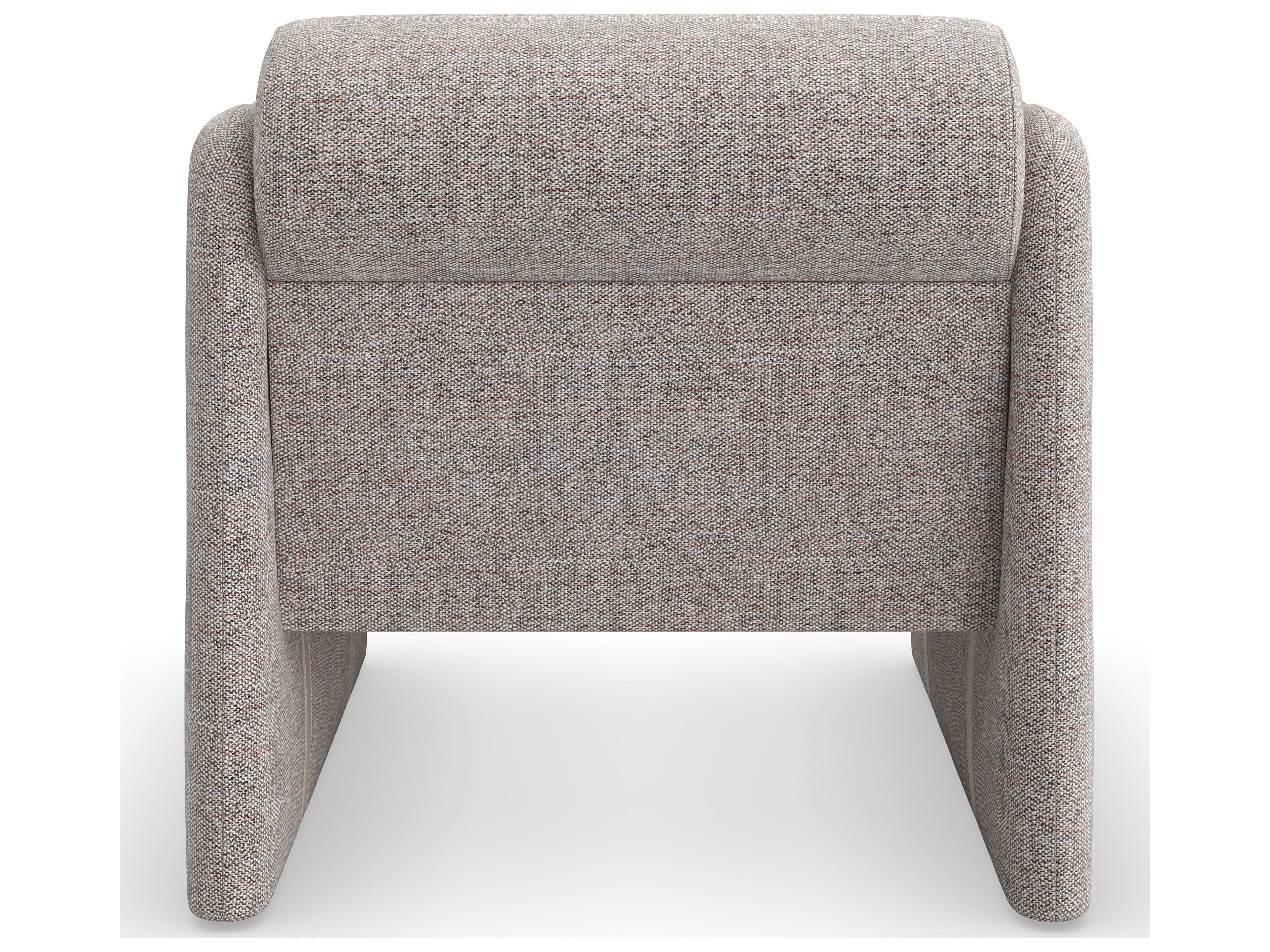 Caracole Upholstery Cigar Club Gray Fabric Accent Chair