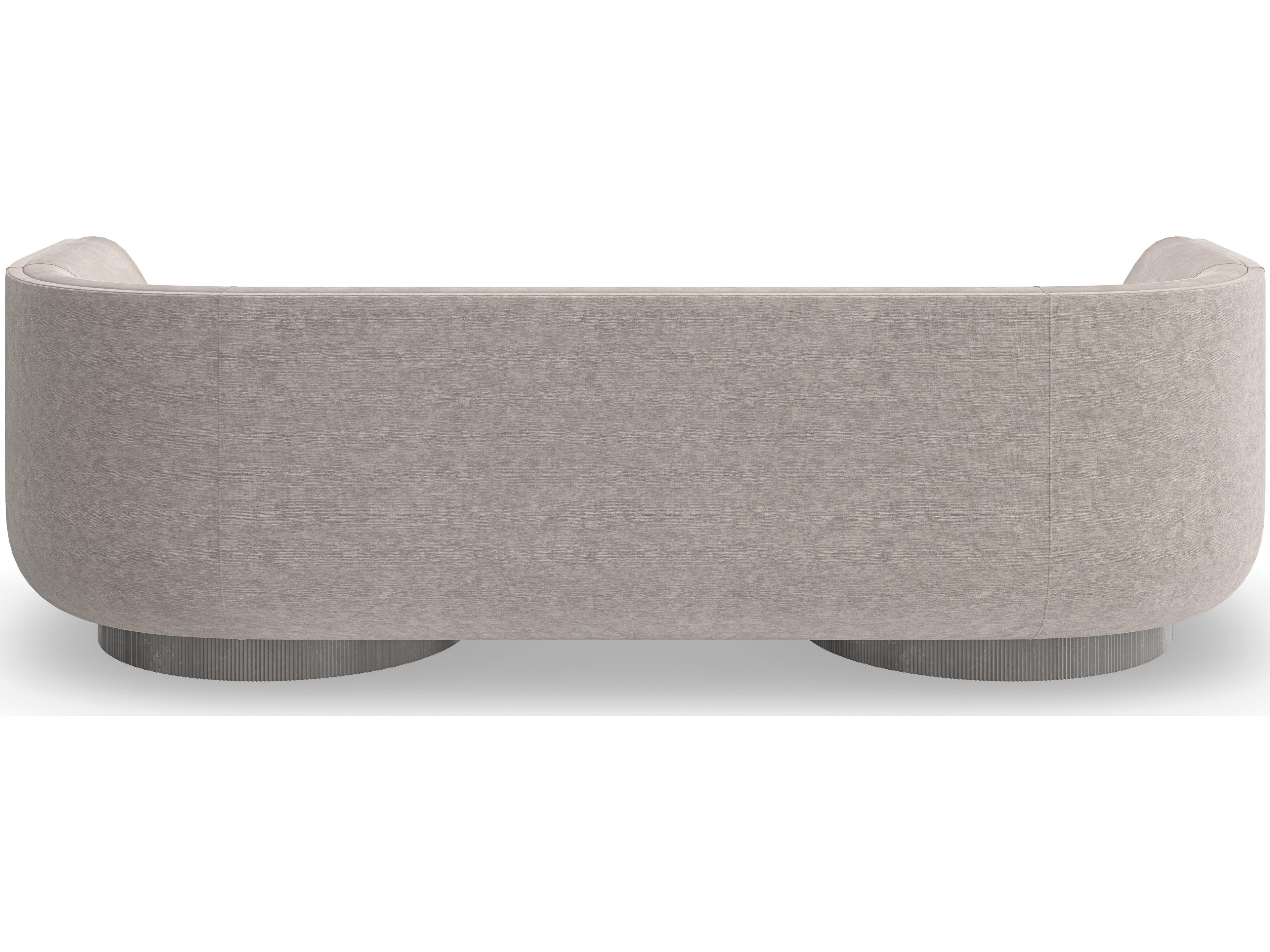 Caracole Upholstery Clipper Gray Upholstered Sofa