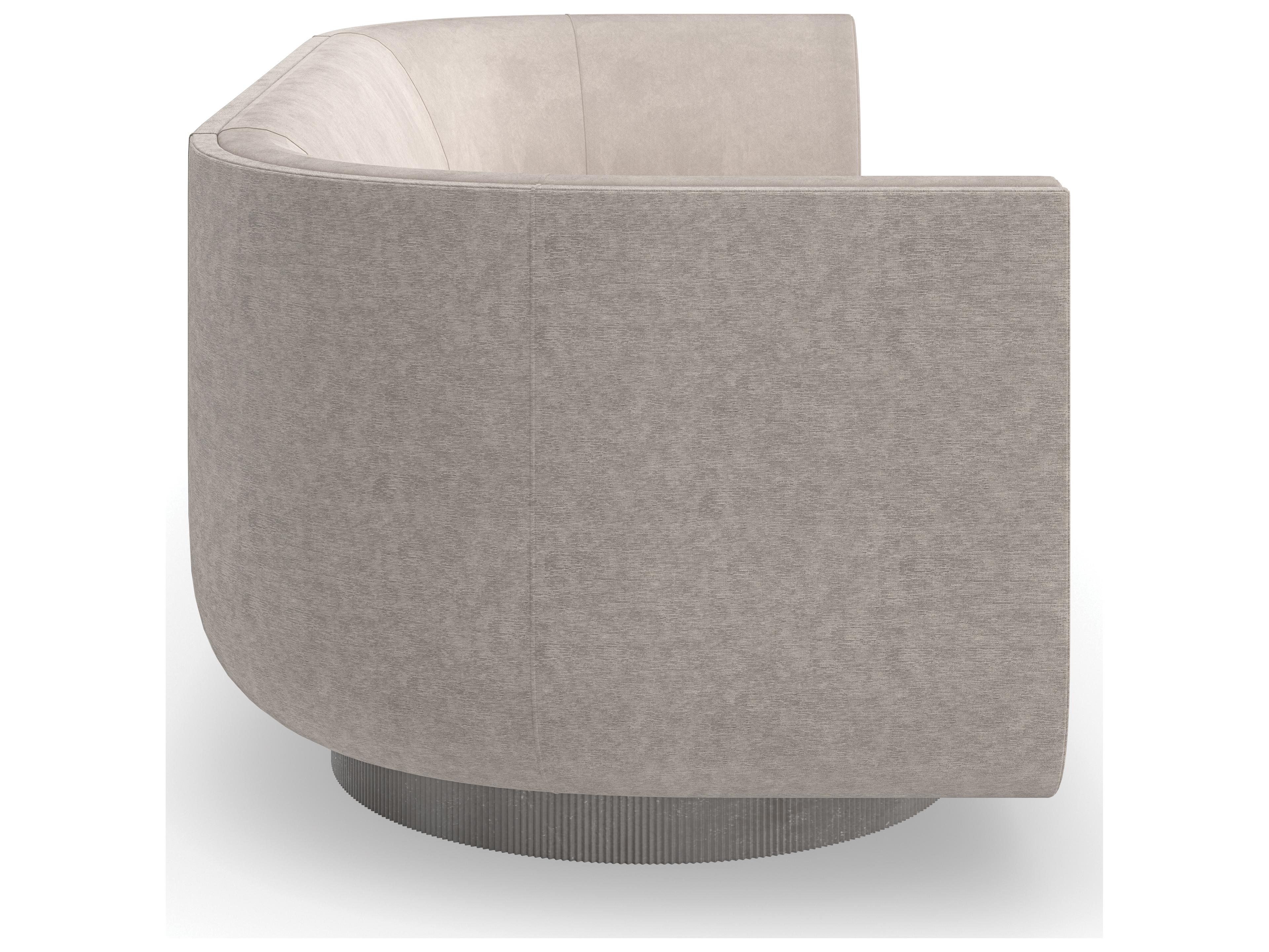 Caracole Upholstery Clipper Gray Upholstered Sofa