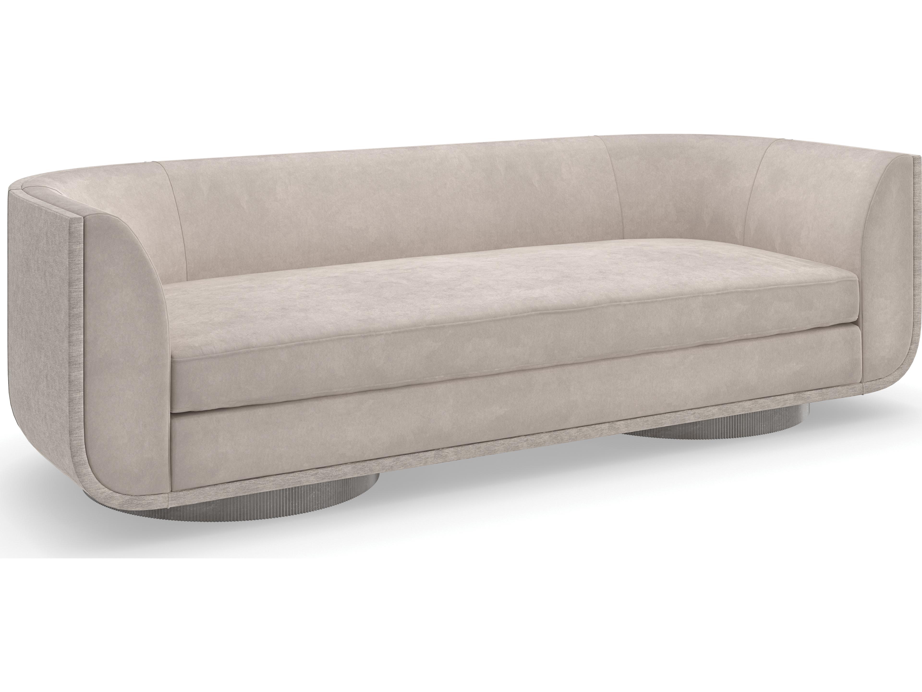 Caracole Upholstery Clipper Gray Upholstered Sofa