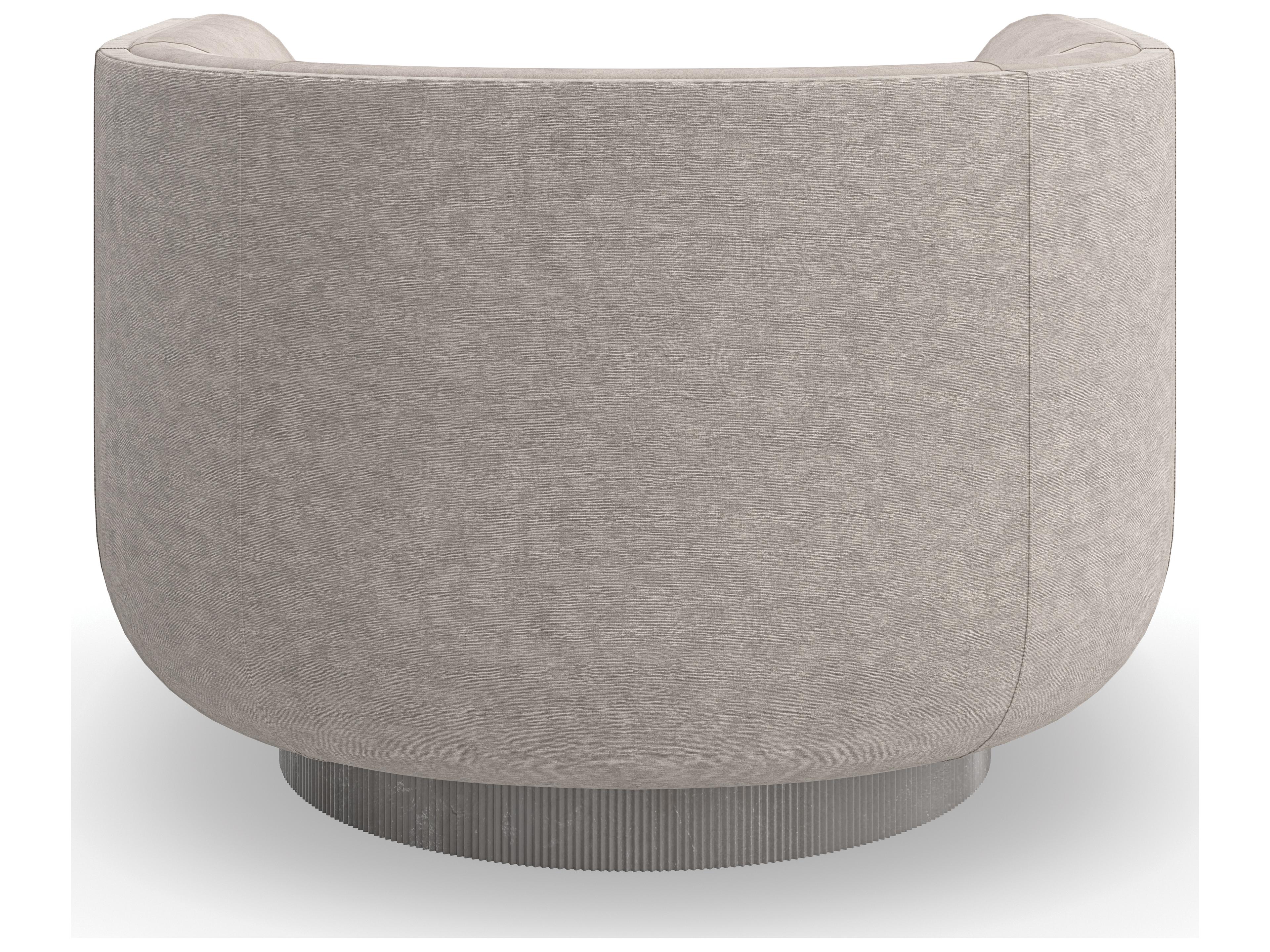 Caracole Upholstery Clipper Gray Fabric Accent Chair