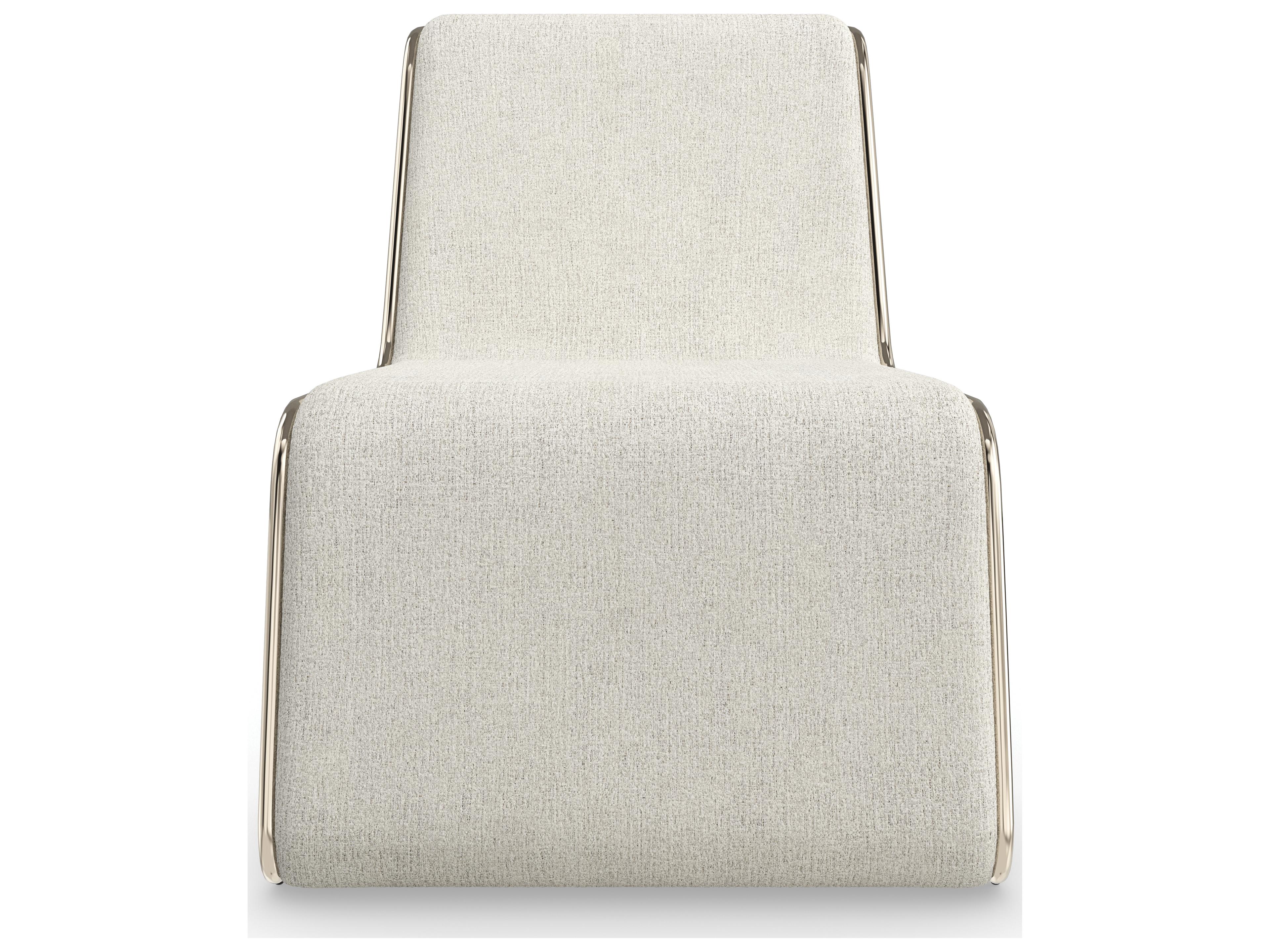 Caracole Upholstery Parallax Gray Fabric Accent Chair