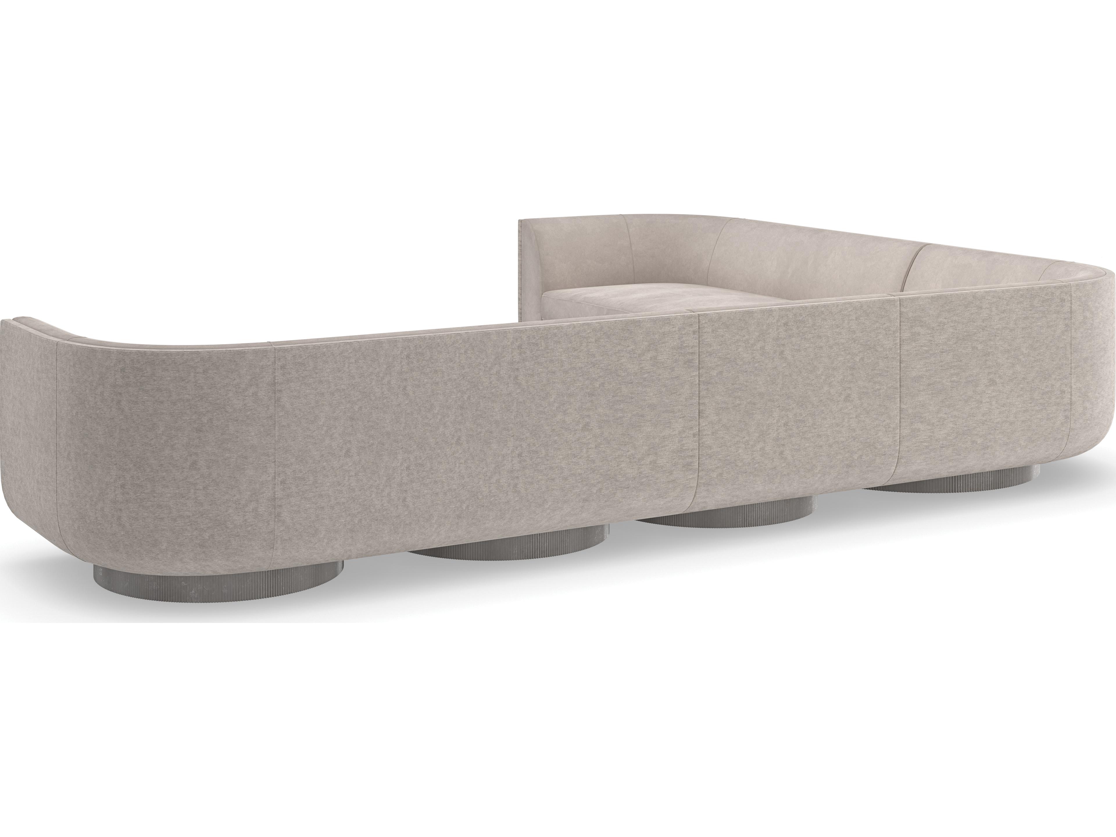 Caracole Upholstery Clipper Gray Upholstered Modular
