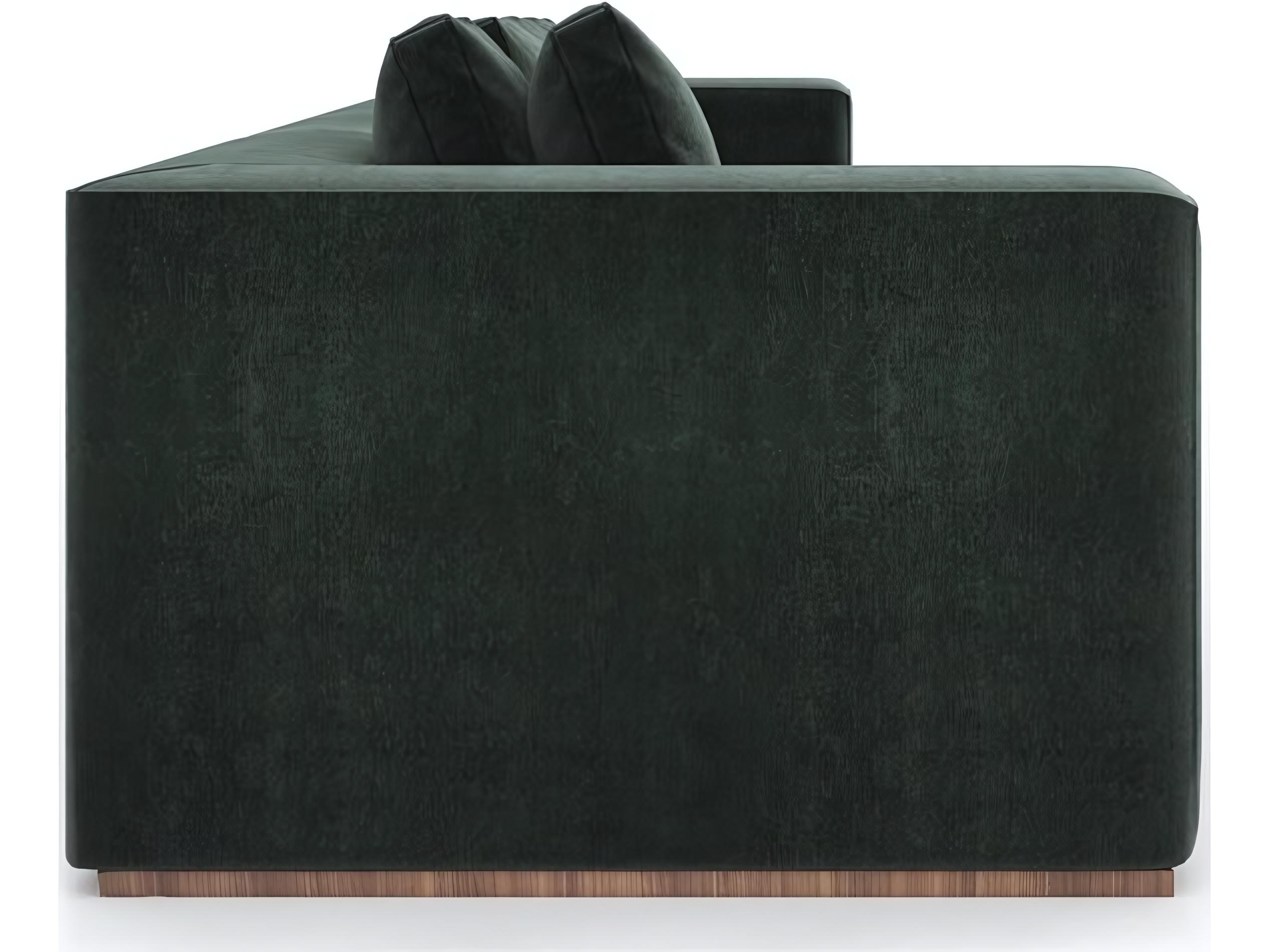 Caracole Bello Green Upholstered Sectional Sofa