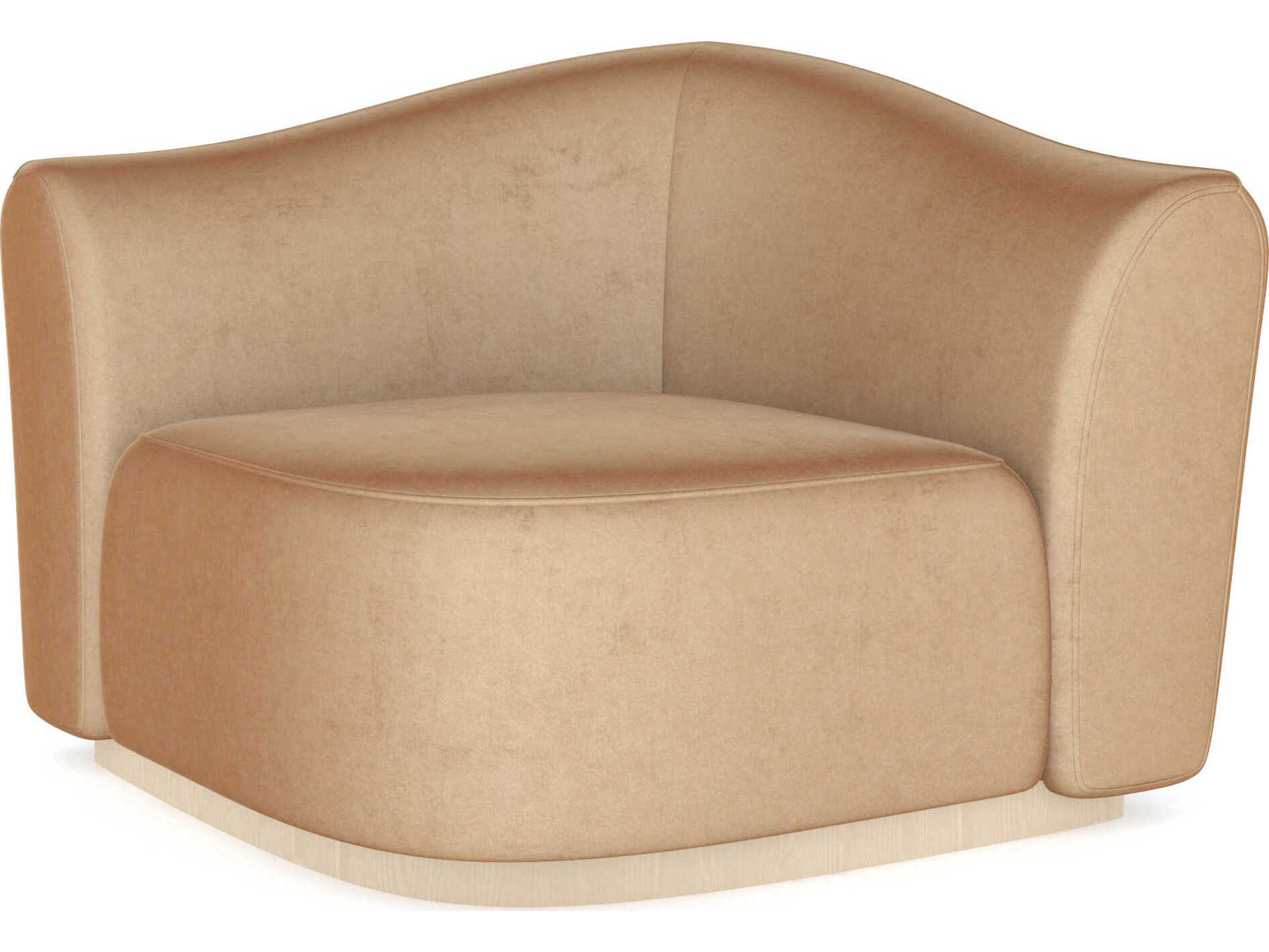 Caracole Kalahari Tan Wedge Chair