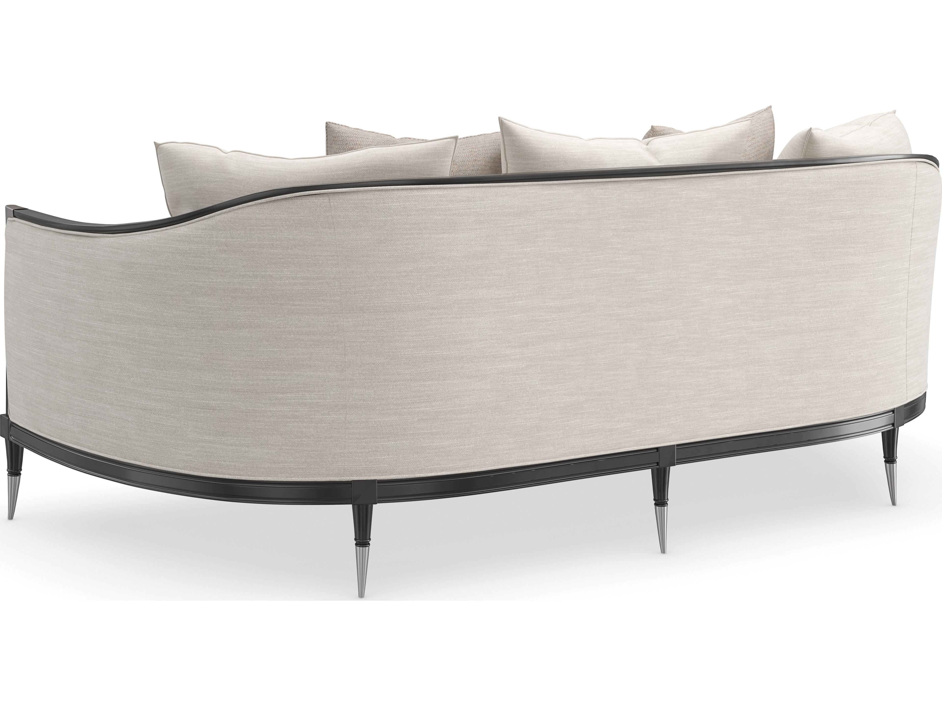 Caracole Upholstery Splash Cream Upholstered Sofa