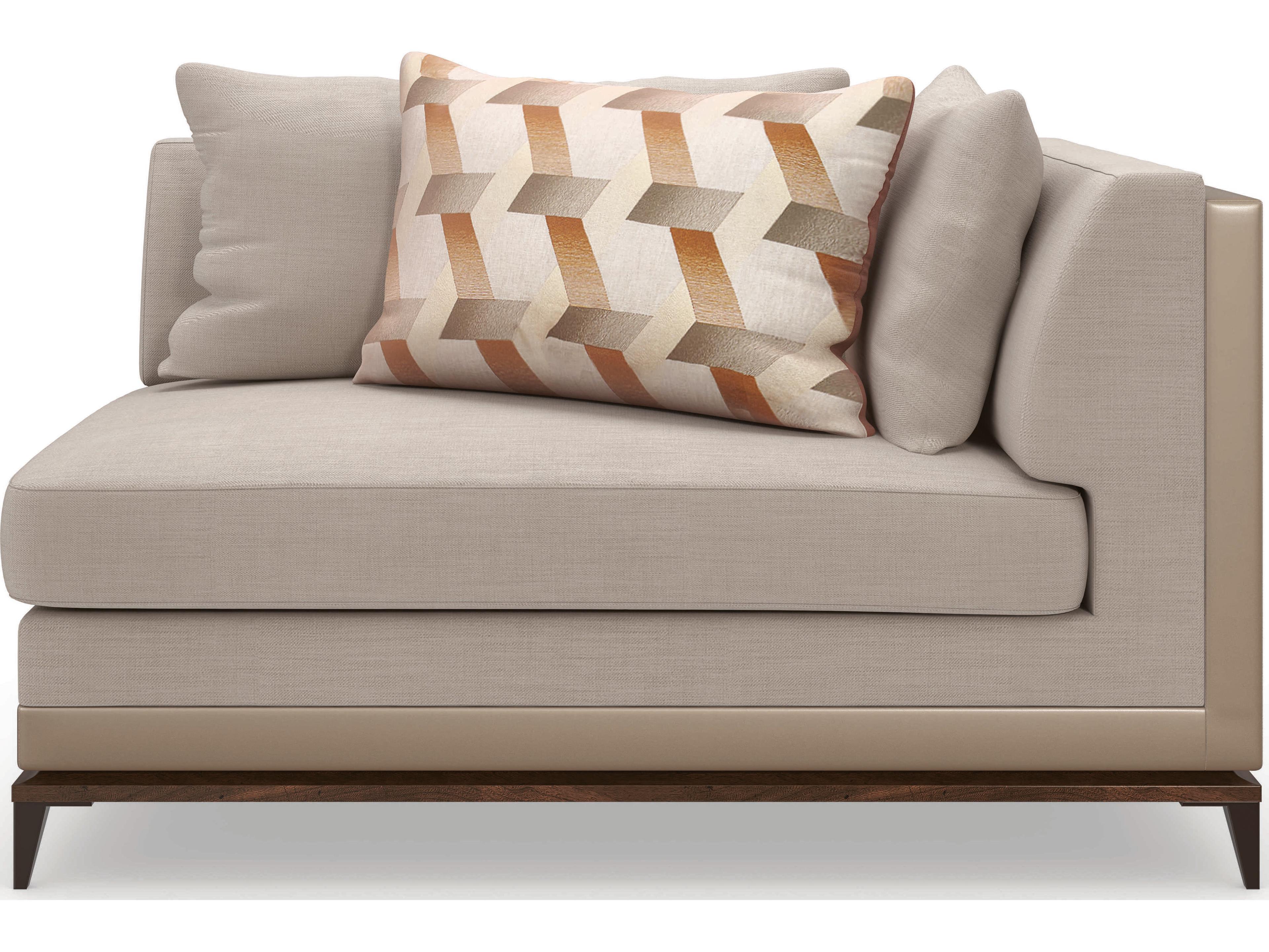 Caracole Upholstery Archipelago Right Arm Facing Modular Chair