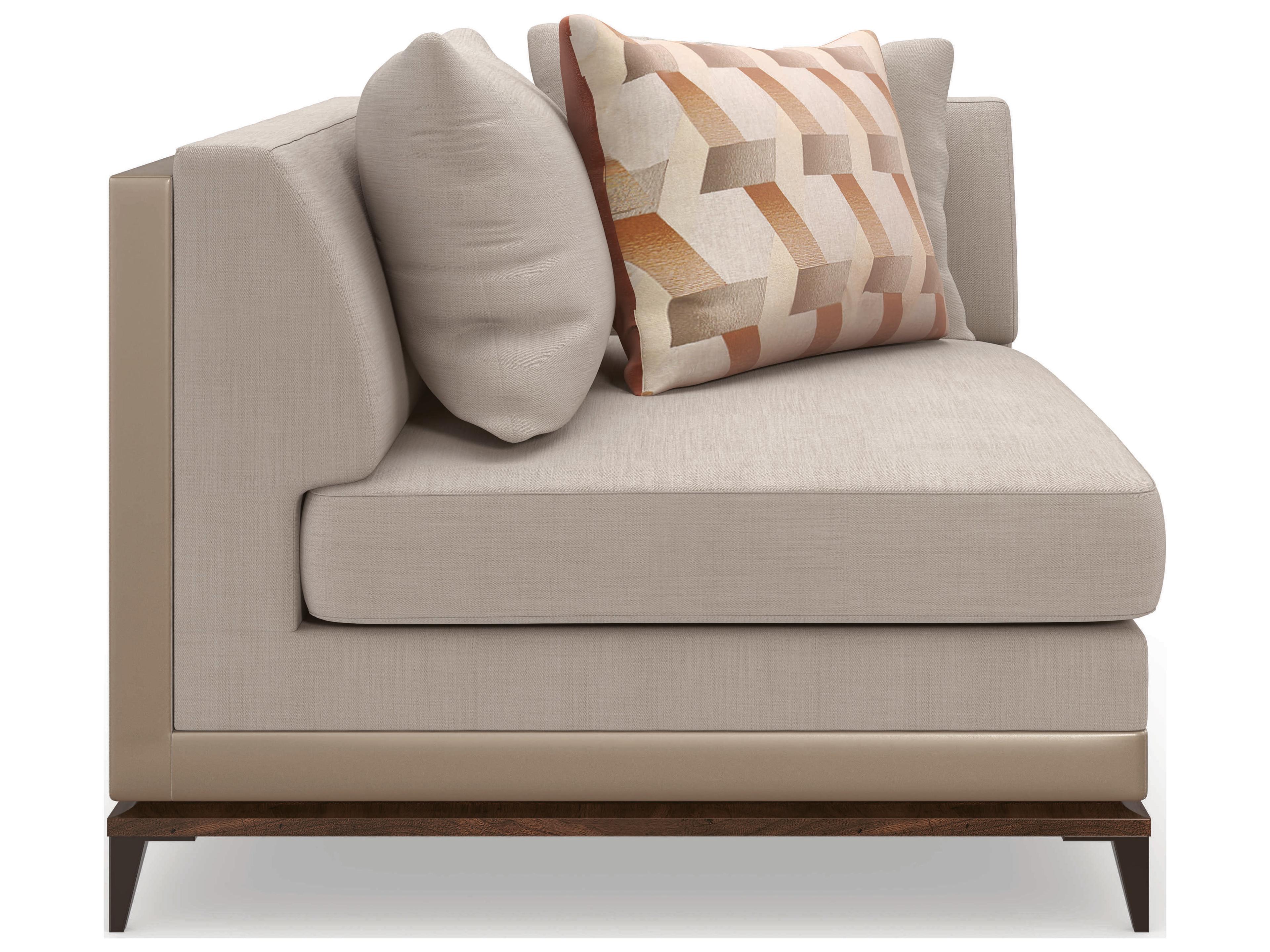 Caracole Upholstery Archipelago Right Arm Facing Modular Chair