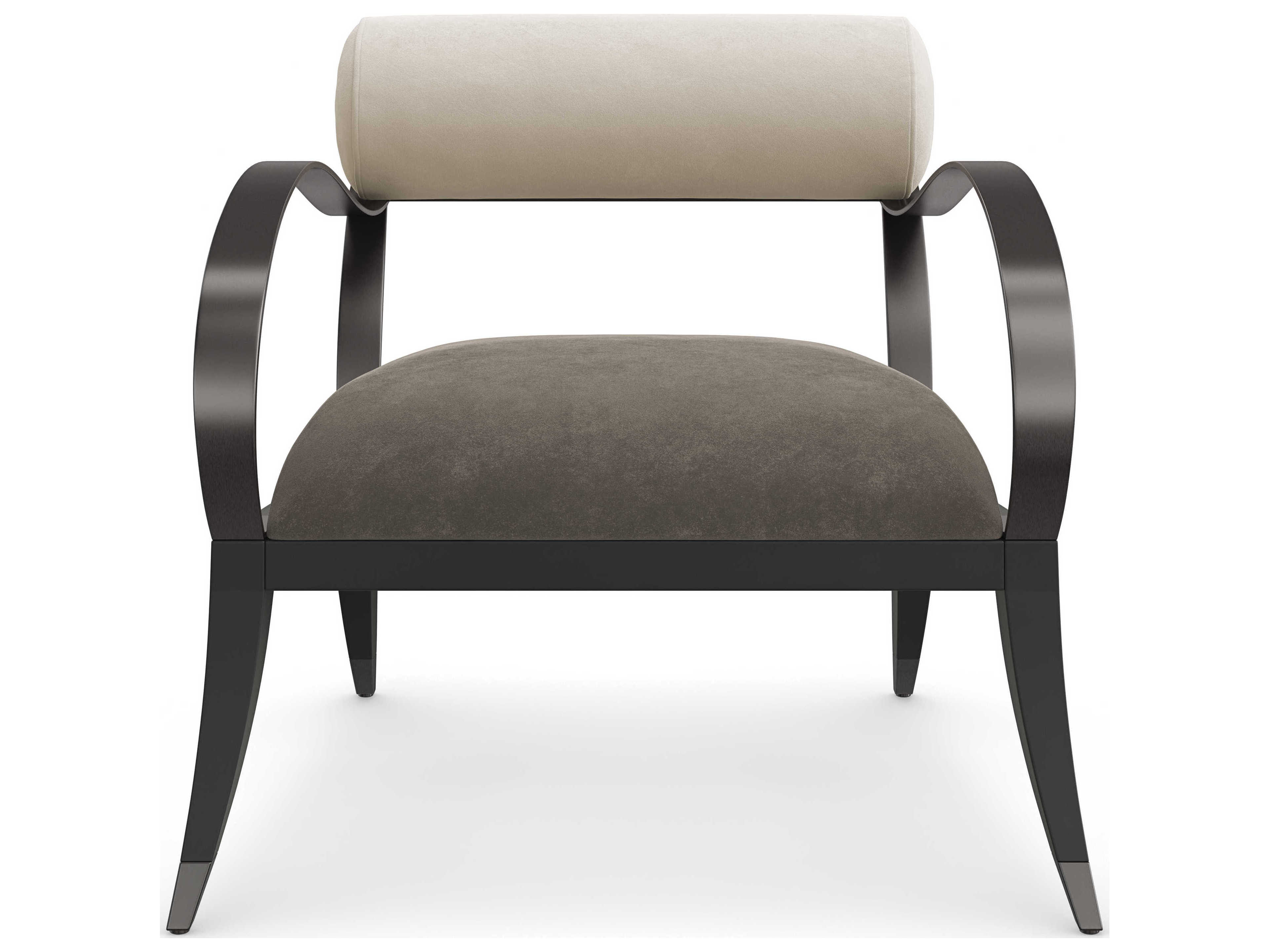 Caracole Upholstery Homage Bronze Fabric Accent Chair