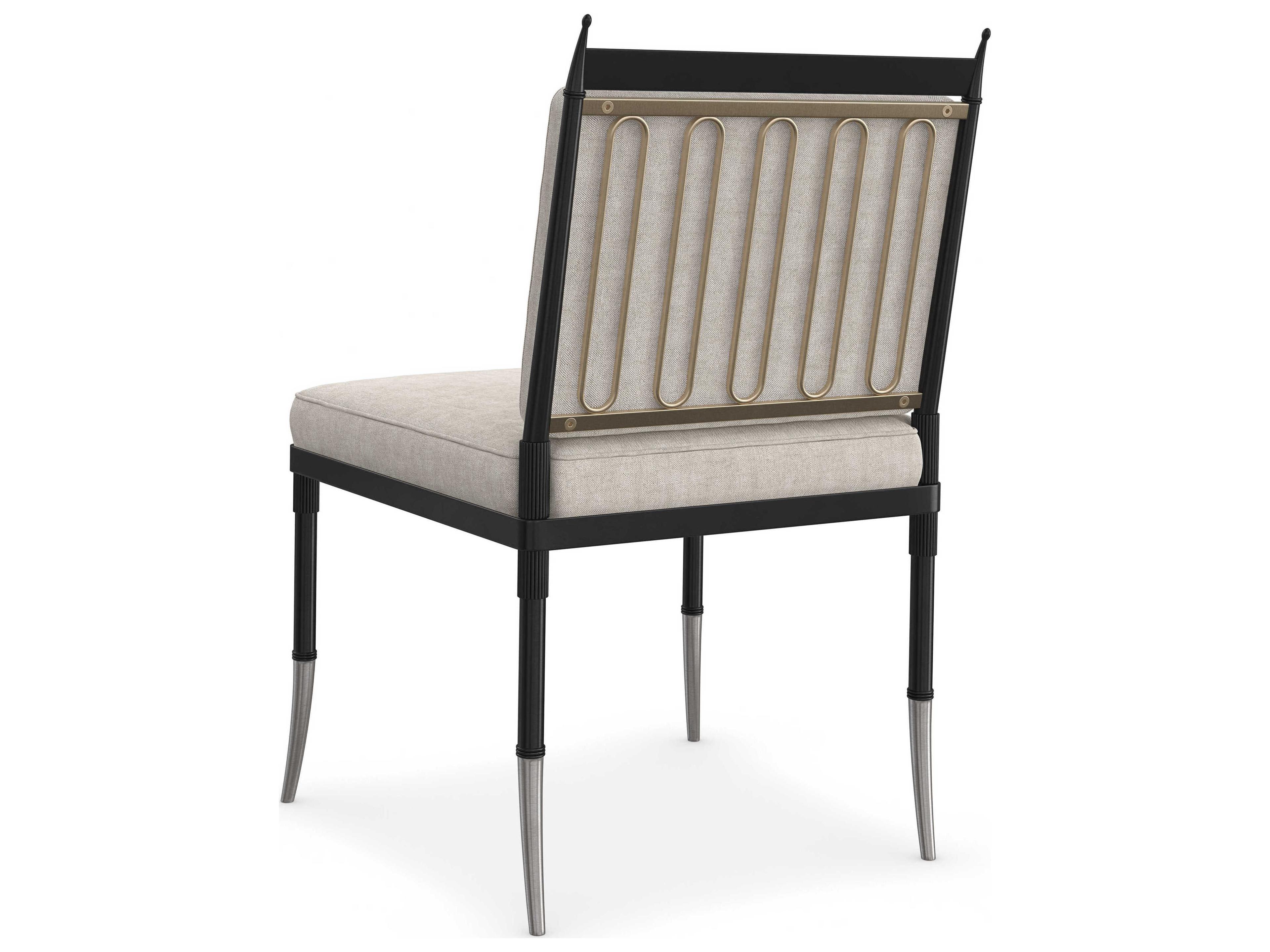 Caracole Upholstery Athena Gray Fabric Accent Chair