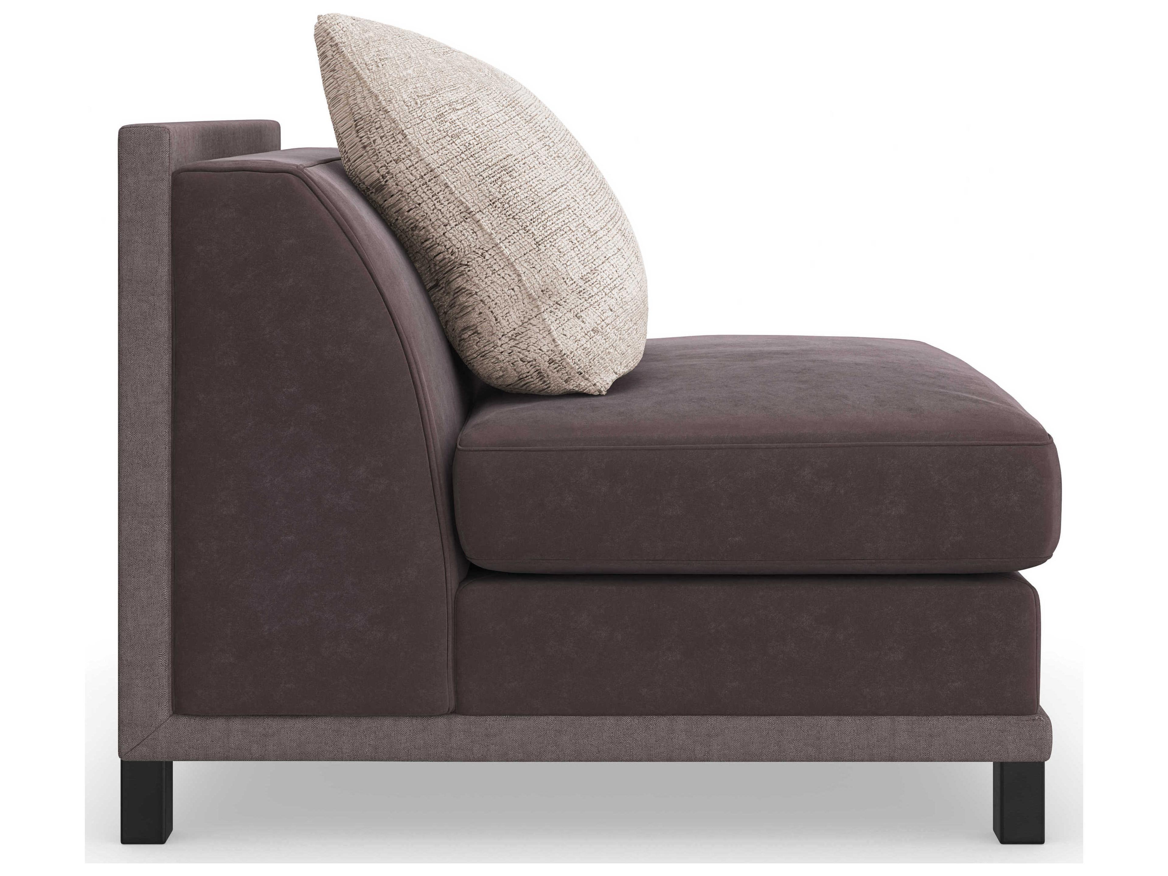 Caracole Upholstery Tuxedo Armless Modular Chair