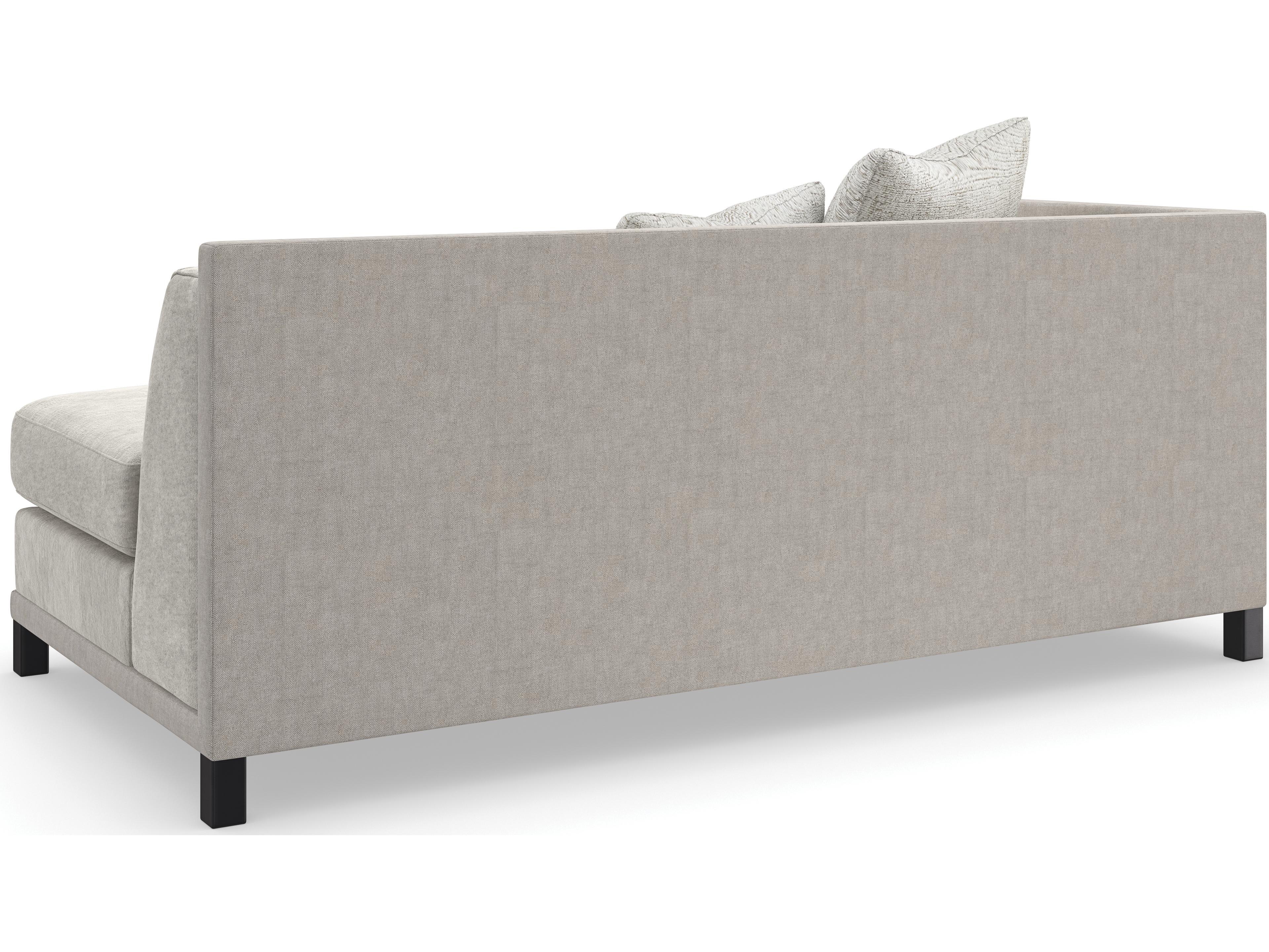 Caracole Upholstery Tuxedo Gray Upholstered Modular