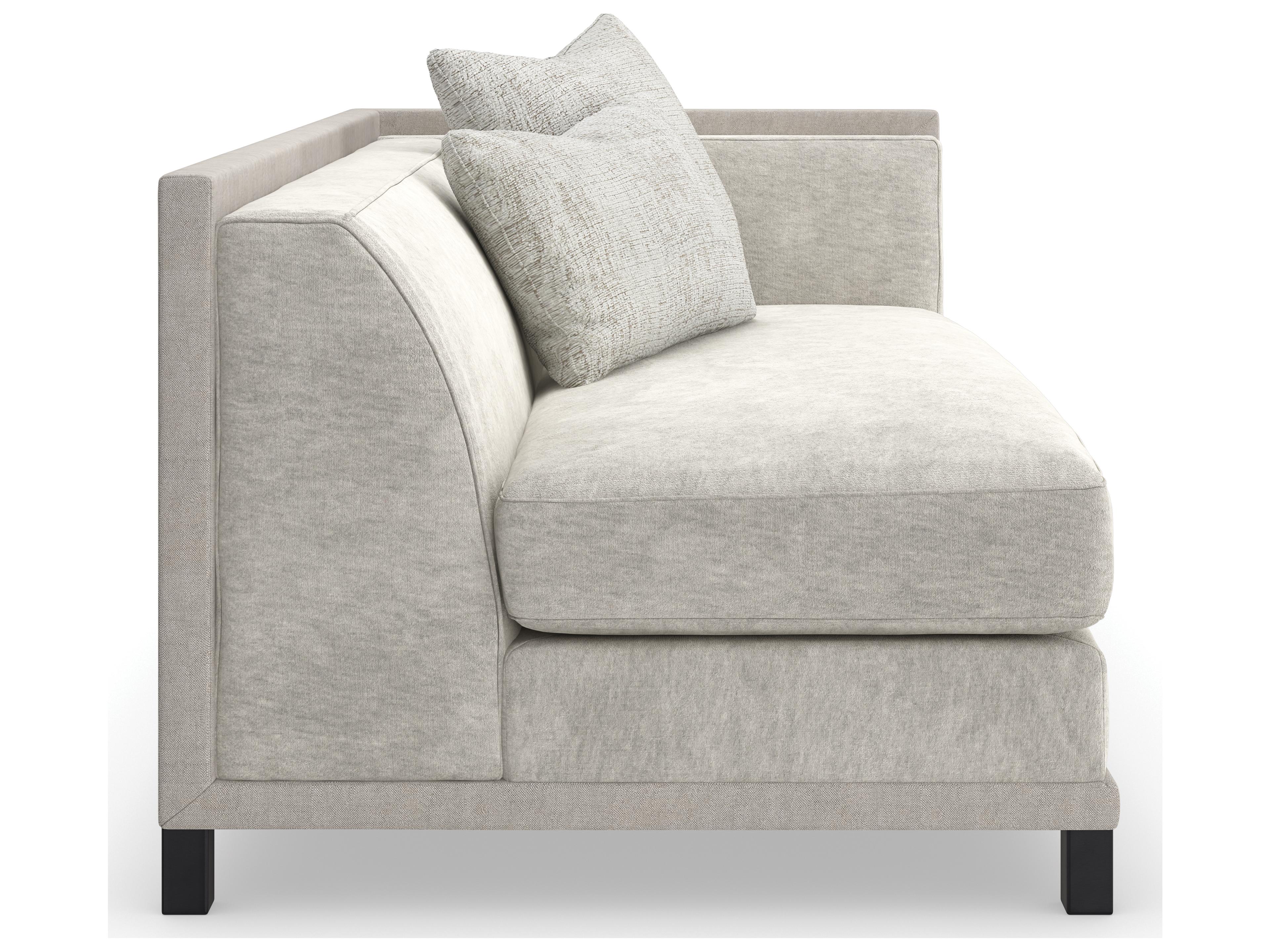 Caracole Upholstery Tuxedo Gray Modular