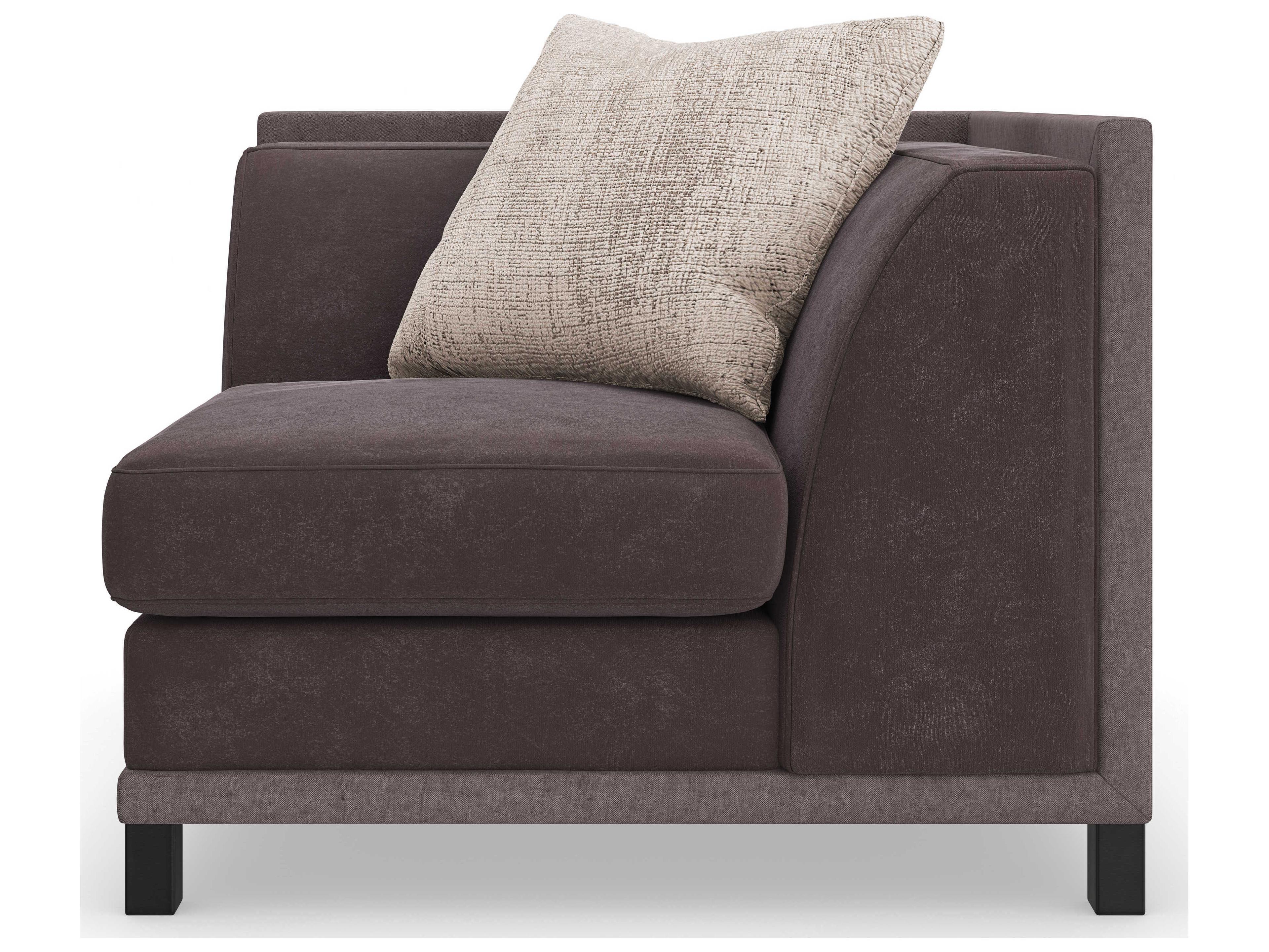 Caracole Upholstery Tuxedo Corner Chair