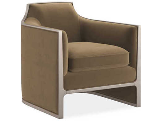 Caracole Upholstery The Cats Meow Brown Fabric Accent Chair