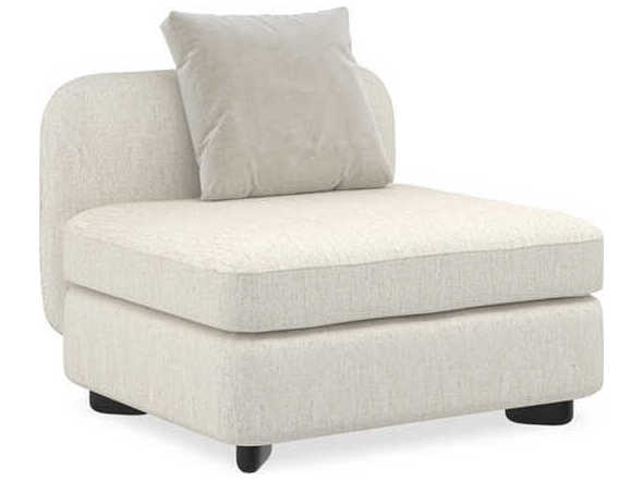 Caracole Upholstery Lumiless White Fabric Modular Chair