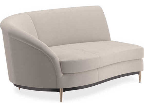 Caracole Upholstery Threes Company Cream Upholstered Chaise