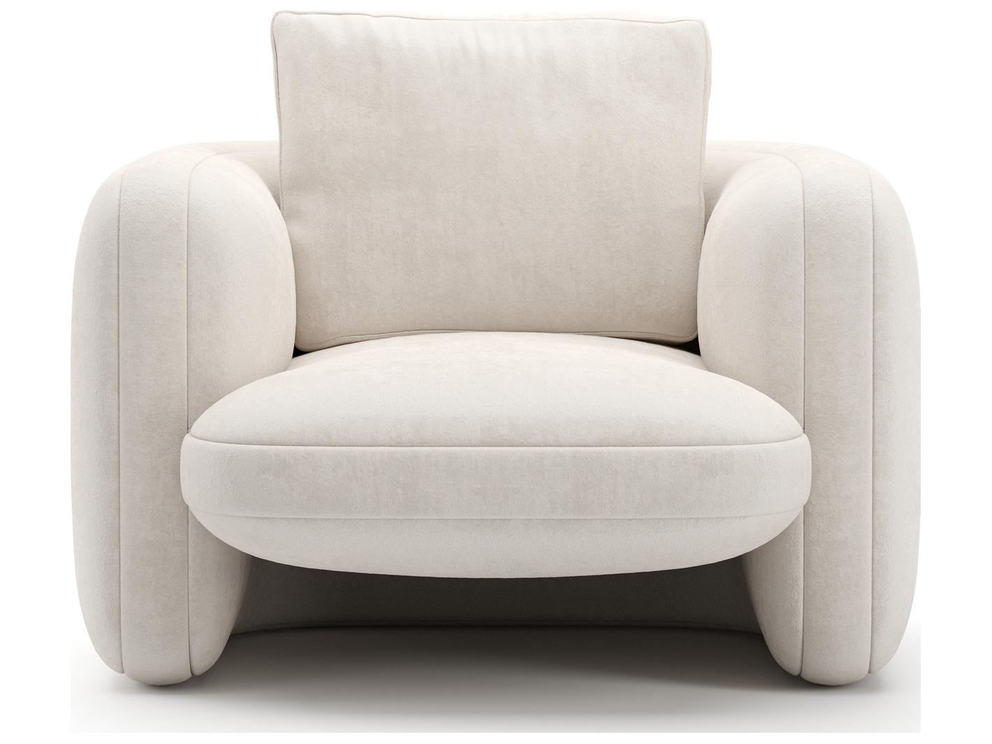 Caracole Overlap Beige Accent Chair