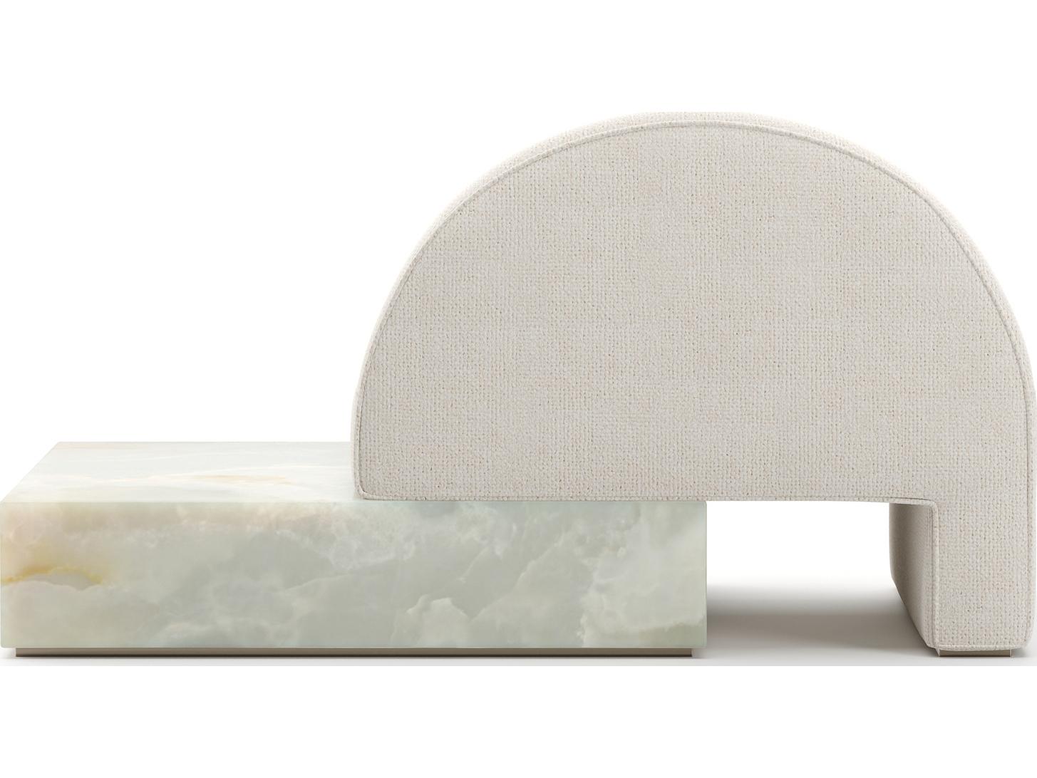 Caracole Monaco Cream Upholstered Chaise