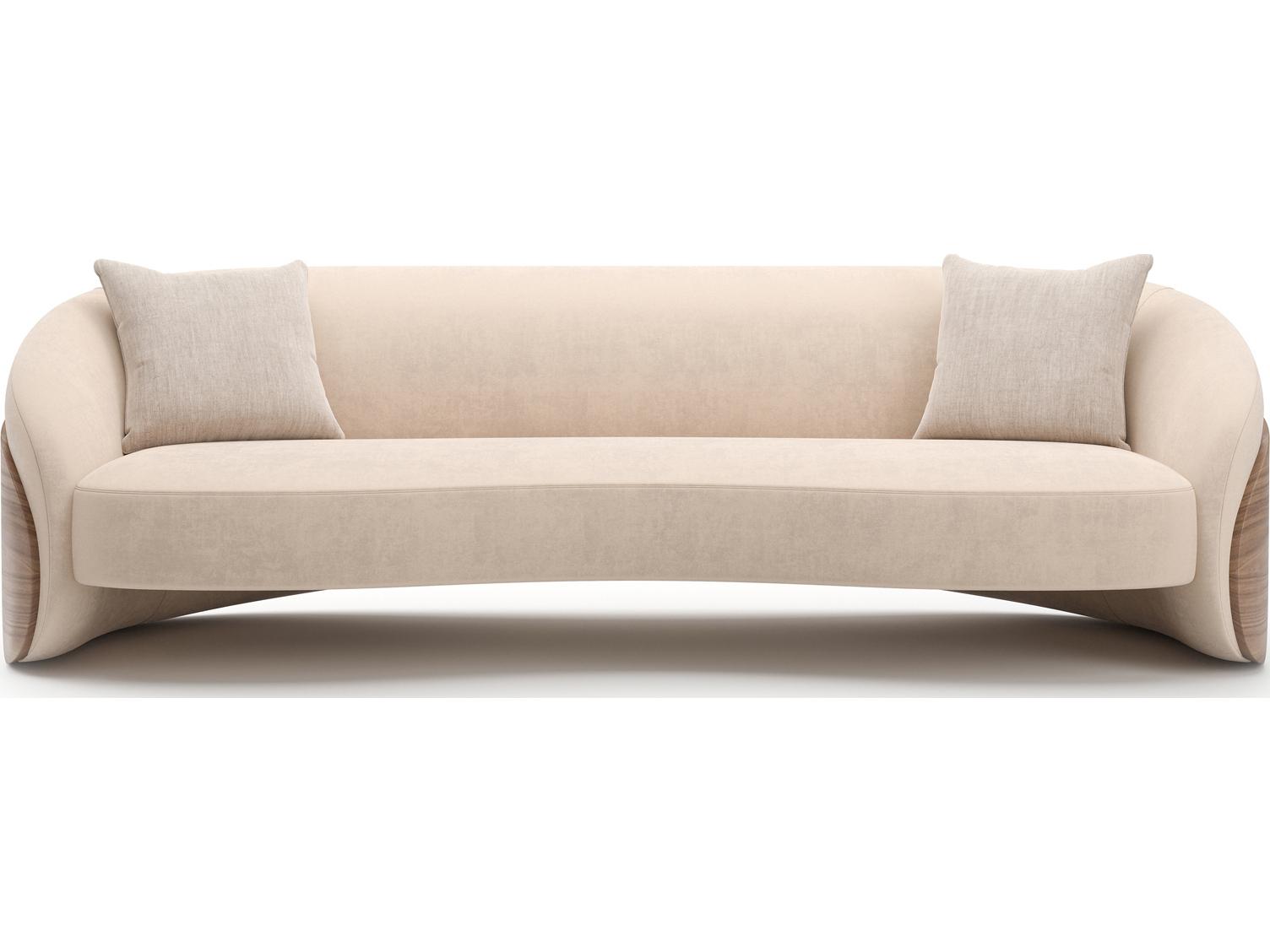 Caracole Fleur Champagne Upholstered Sofa