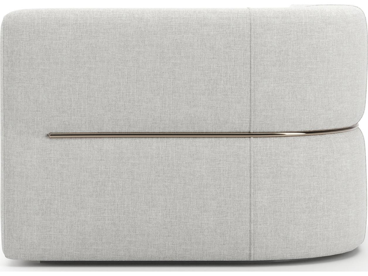 Caracole Rhythm White Wedge Chair