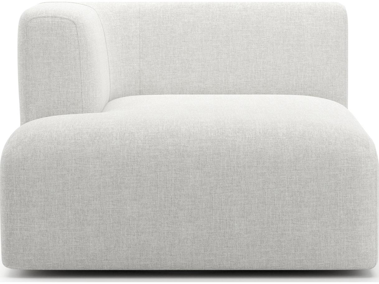 Caracole Rhythm White Upholstered Chaise