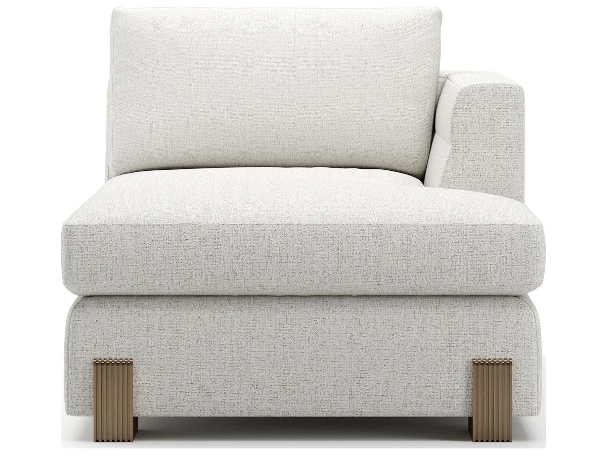 Caracole Counter Balance Cream Upholstered Chaise