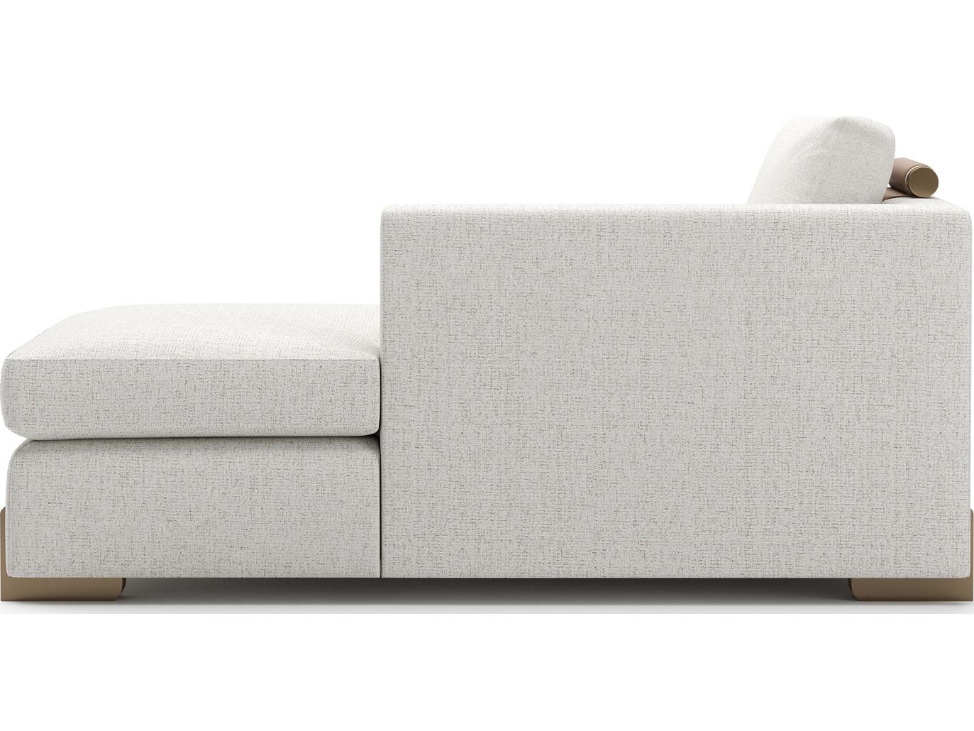 Caracole Counter Balance Cream Upholstered Chaise